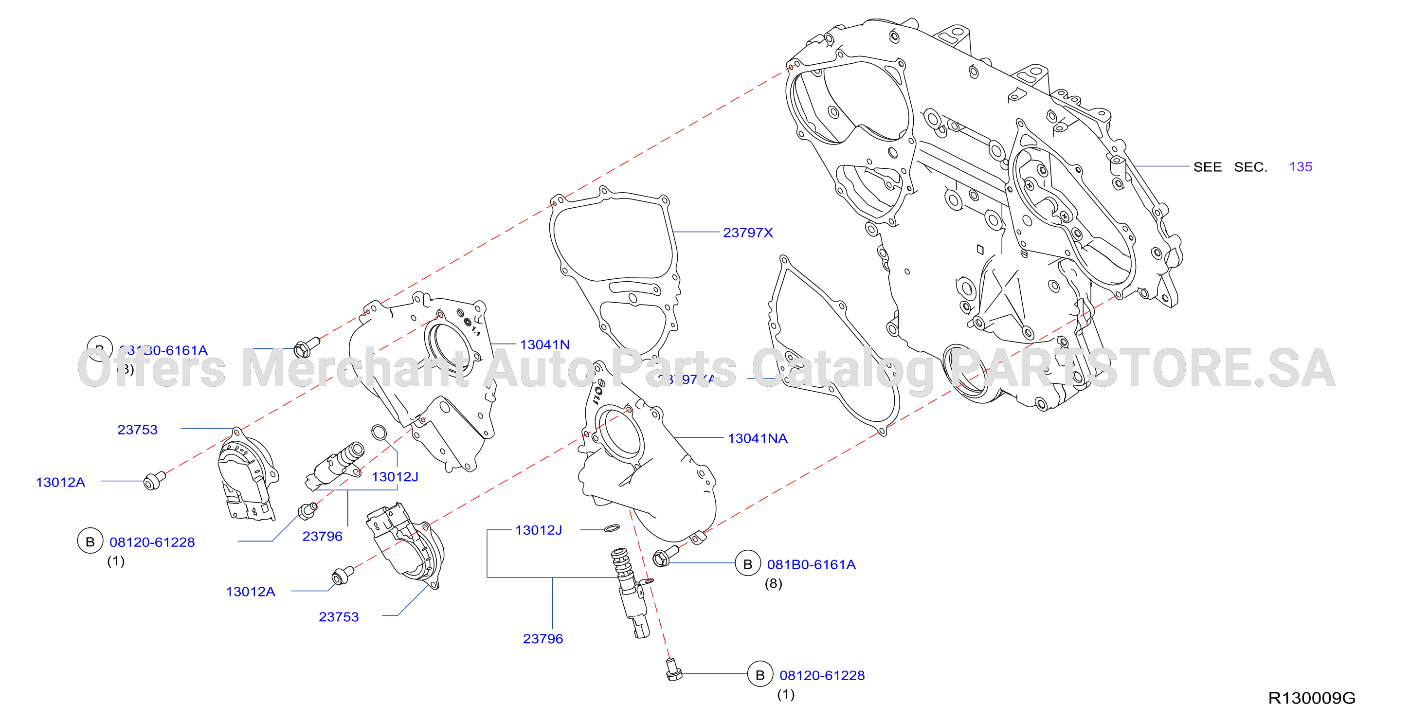Camshaft Valve Mechanism Vtc Cover