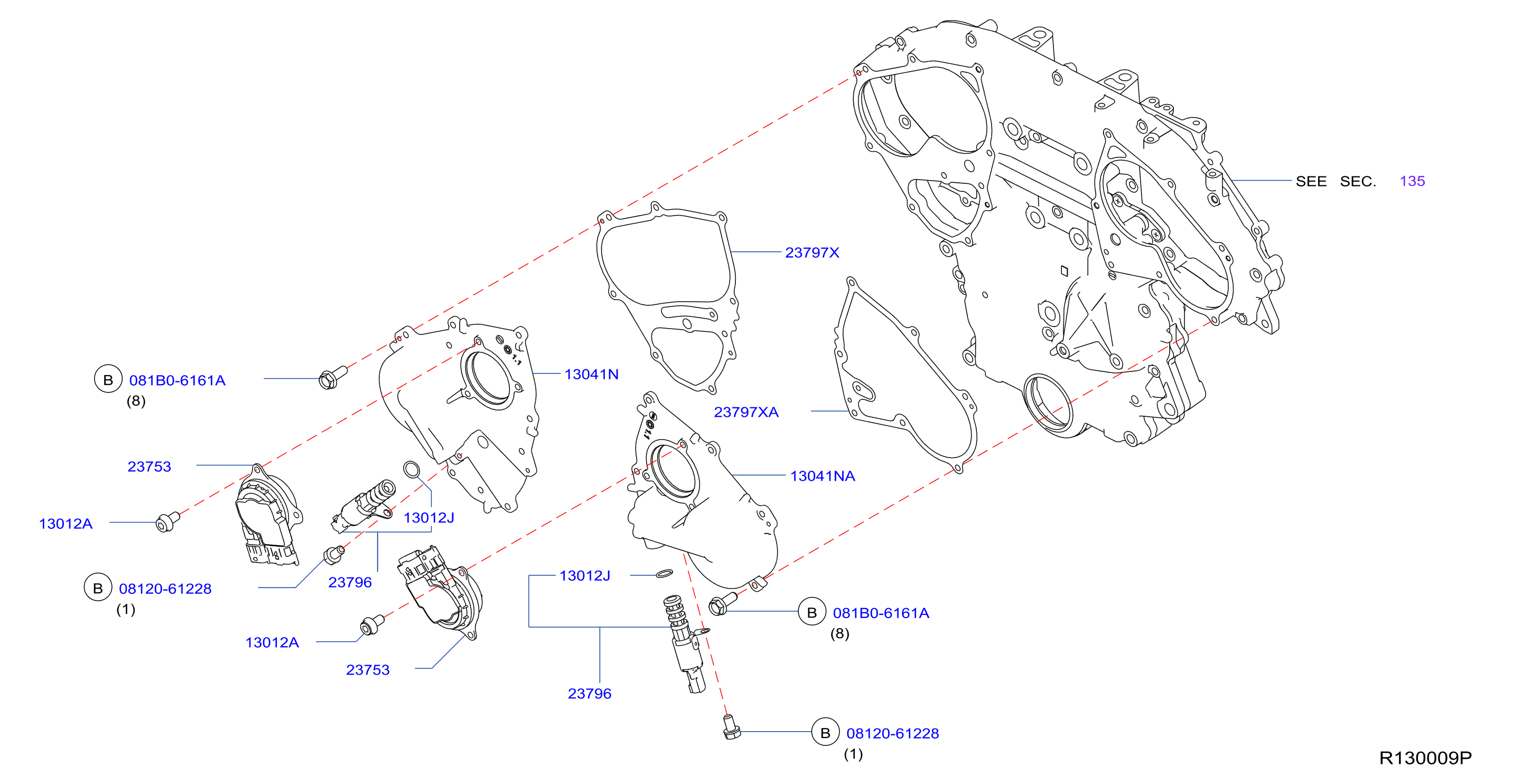 Camshaft Valve Mechanism Vtc Cover