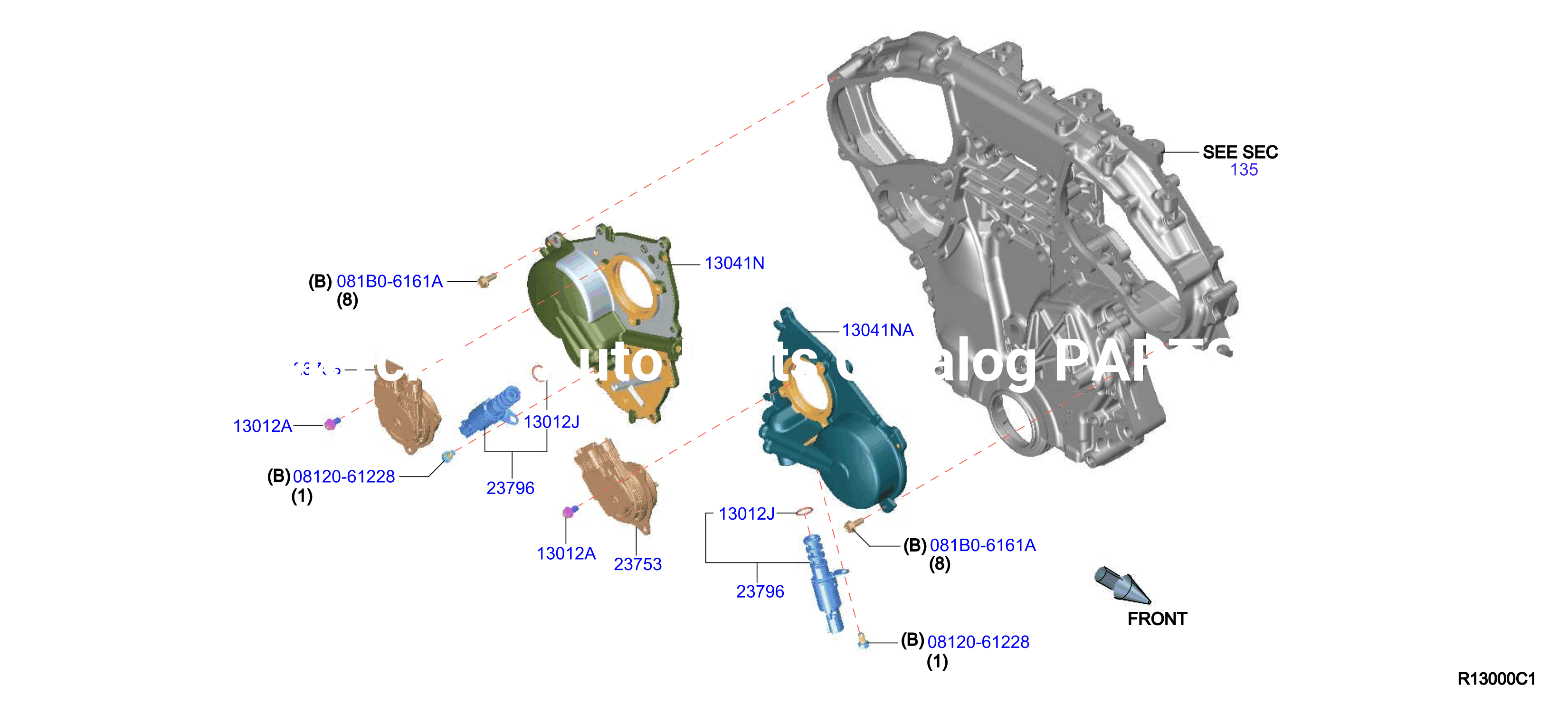 Camshaft Valve Mechanism Vtc Cover