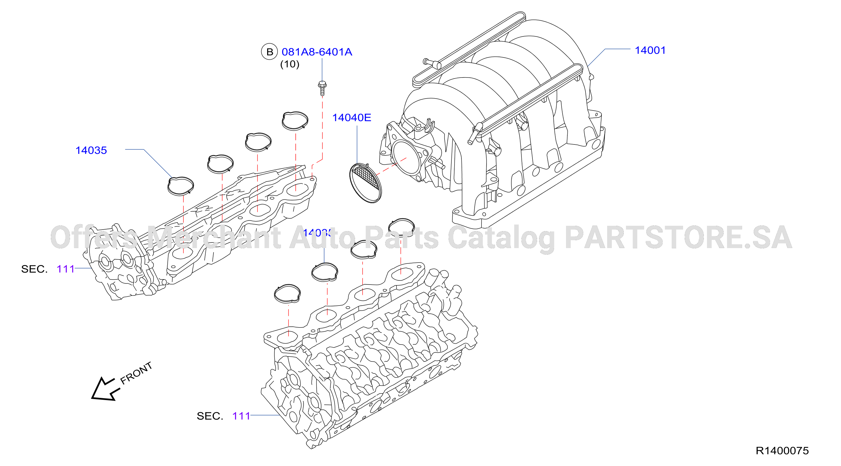 Manifold Intake Parts