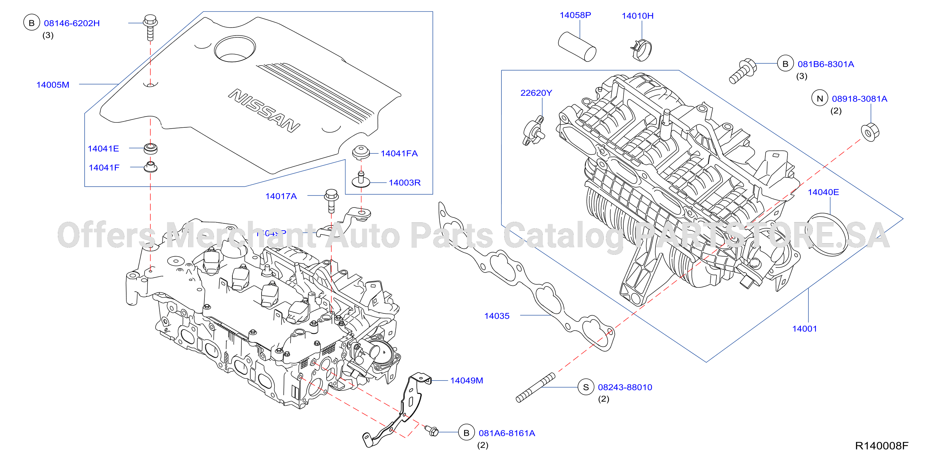 Manifold Intake Parts