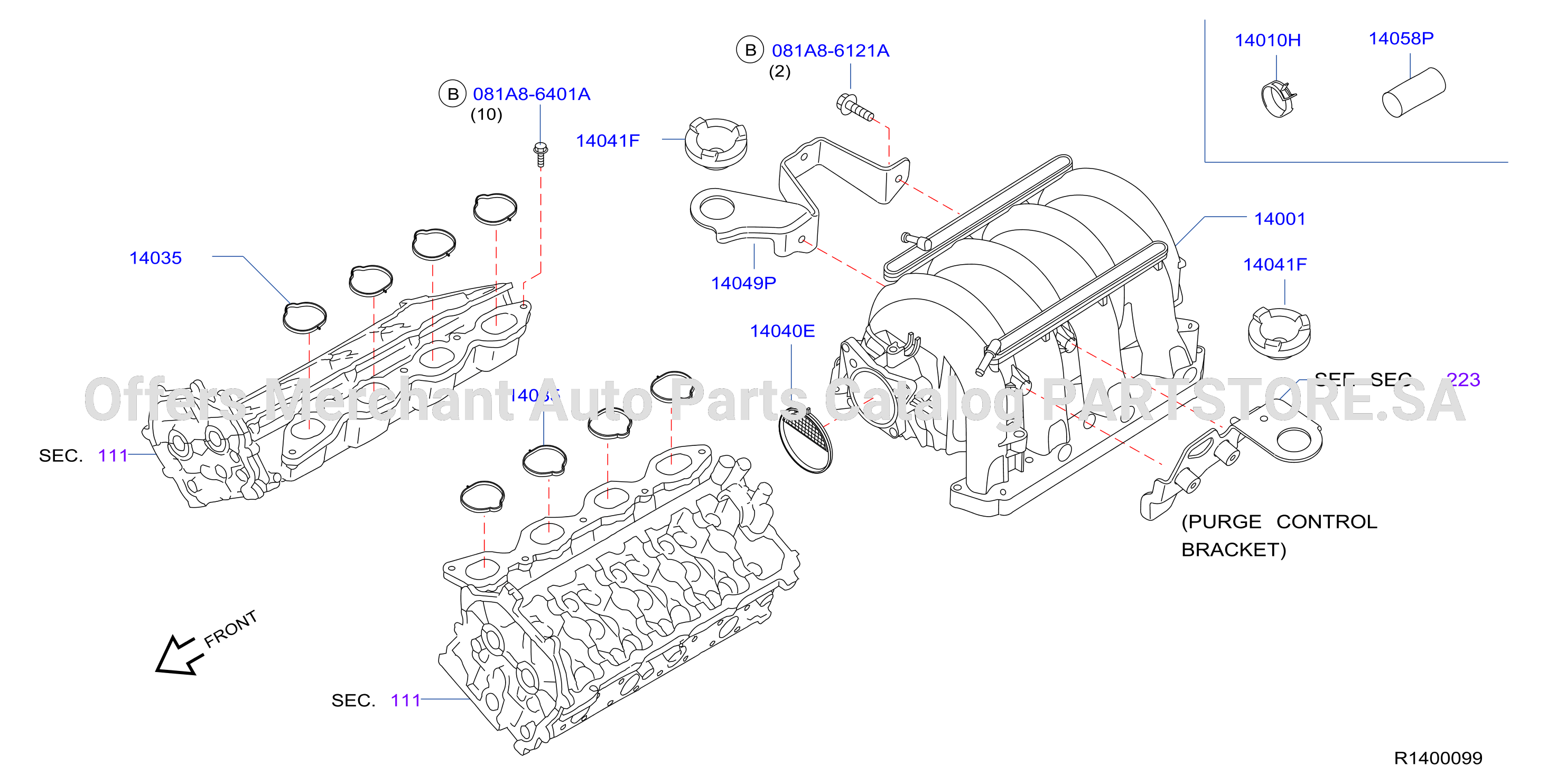 Manifold Intake Parts
