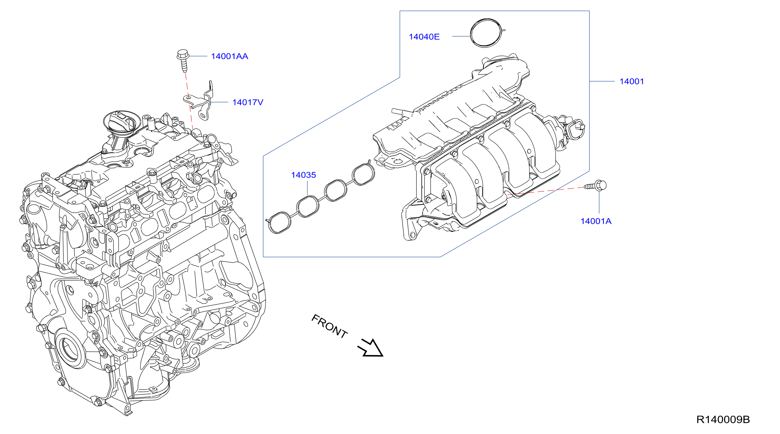 Manifold Intake Parts