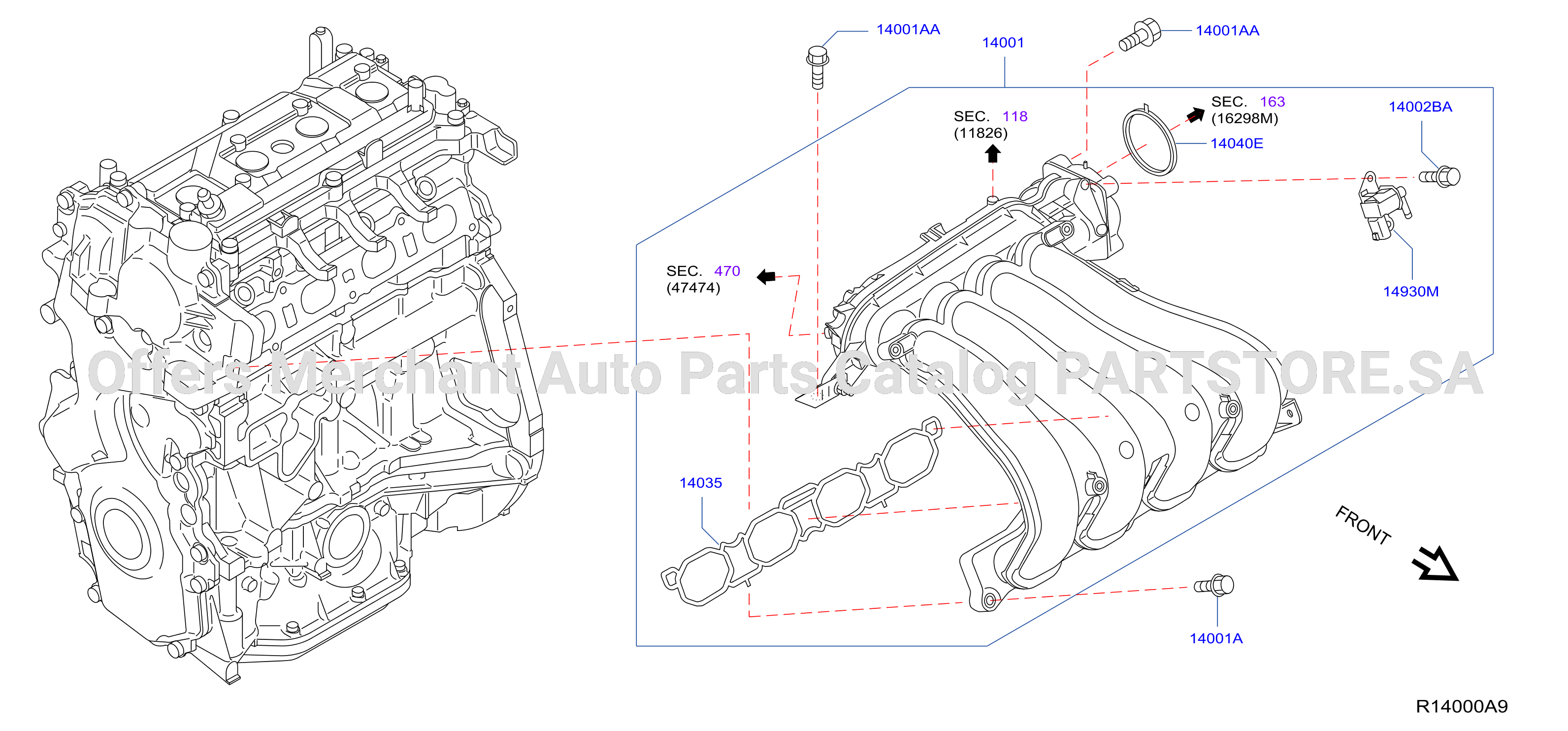 Manifold Intake Parts