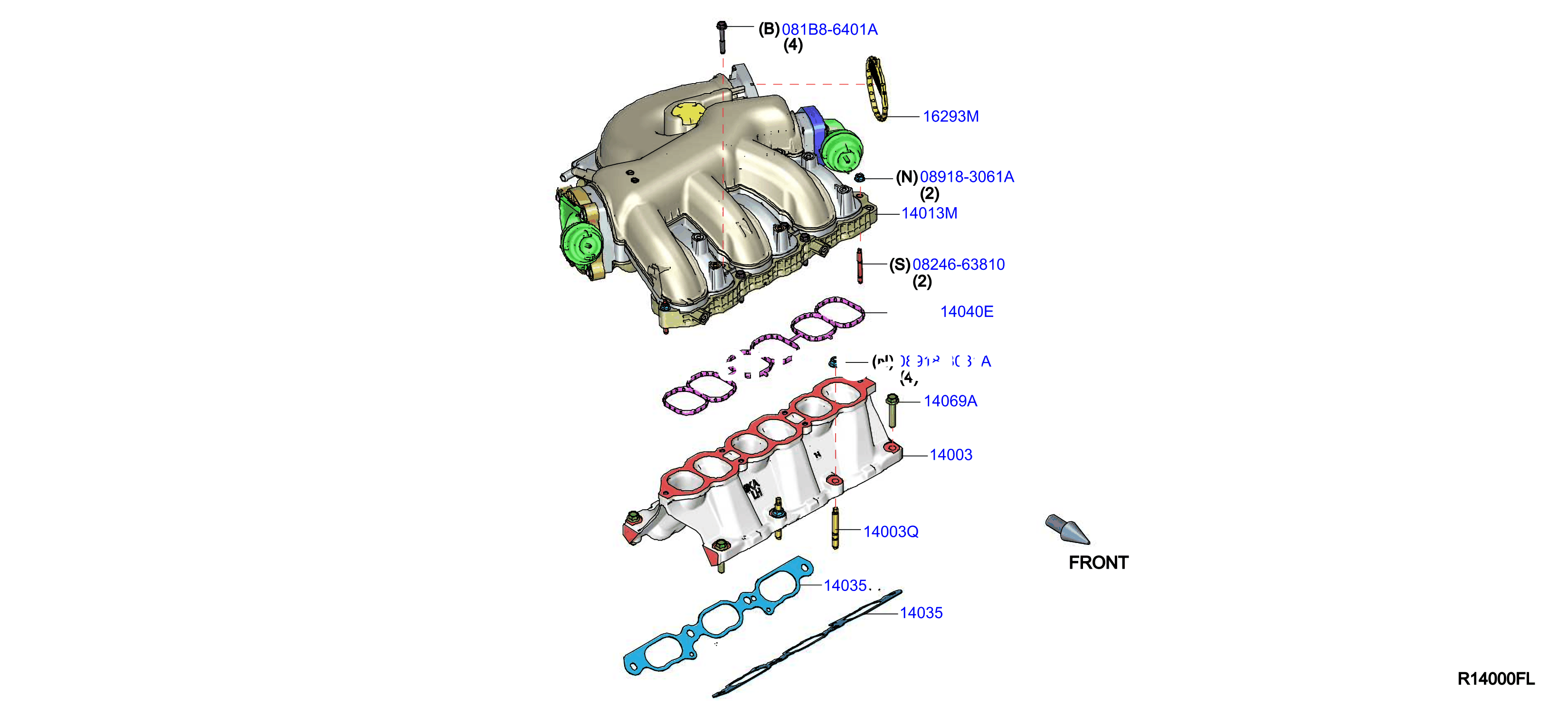 Manifold Intake Parts