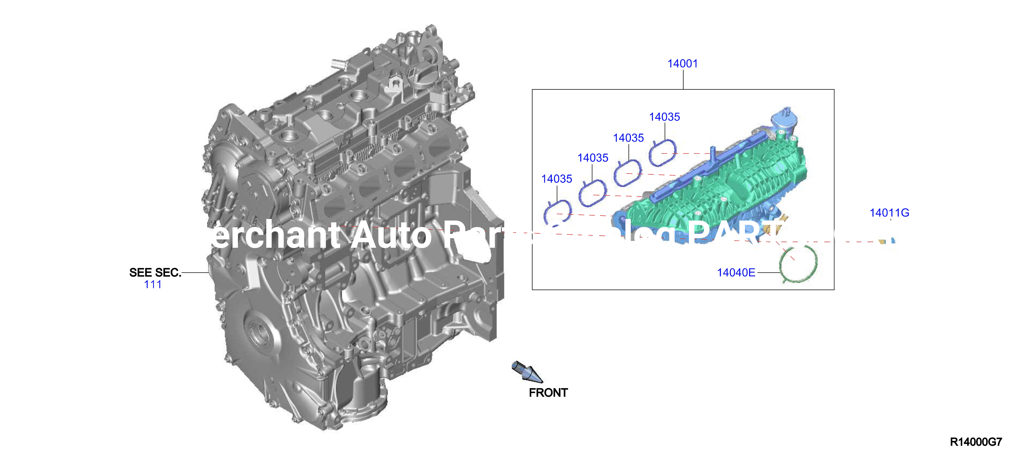 Manifold Intake Parts