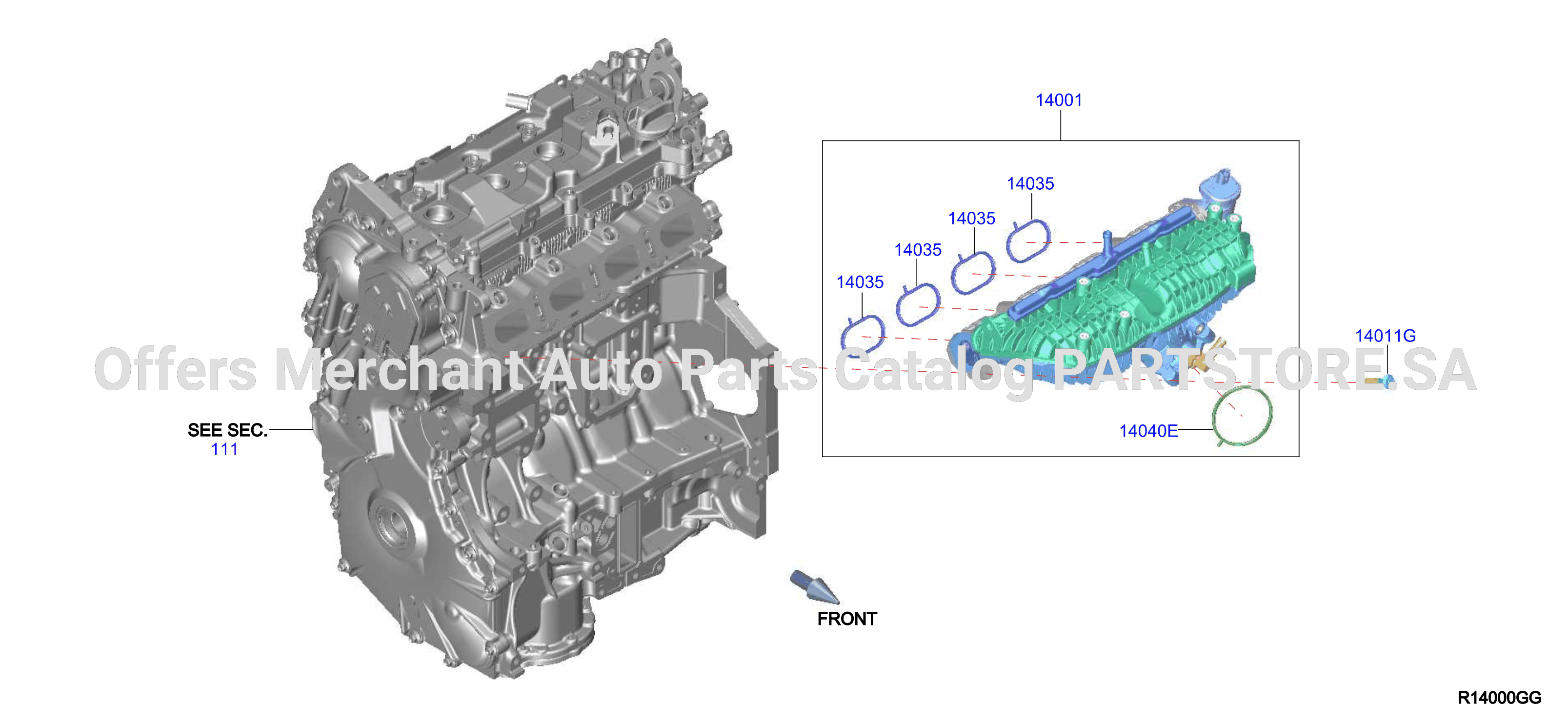 Manifold Intake Parts