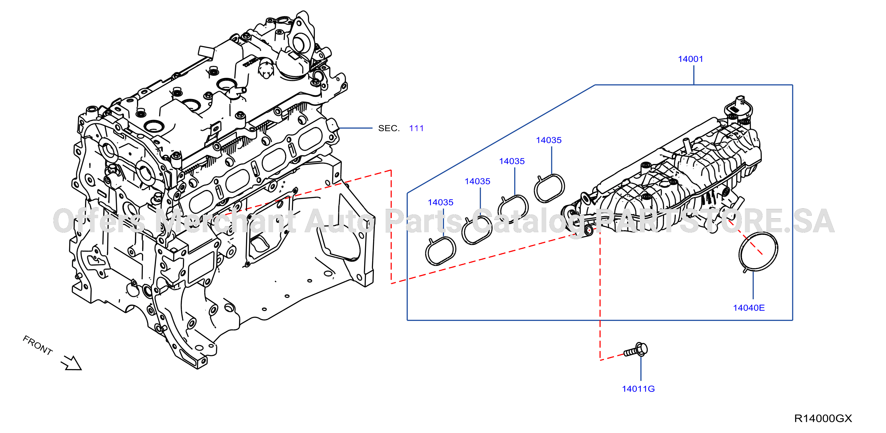 Manifold Intake Parts