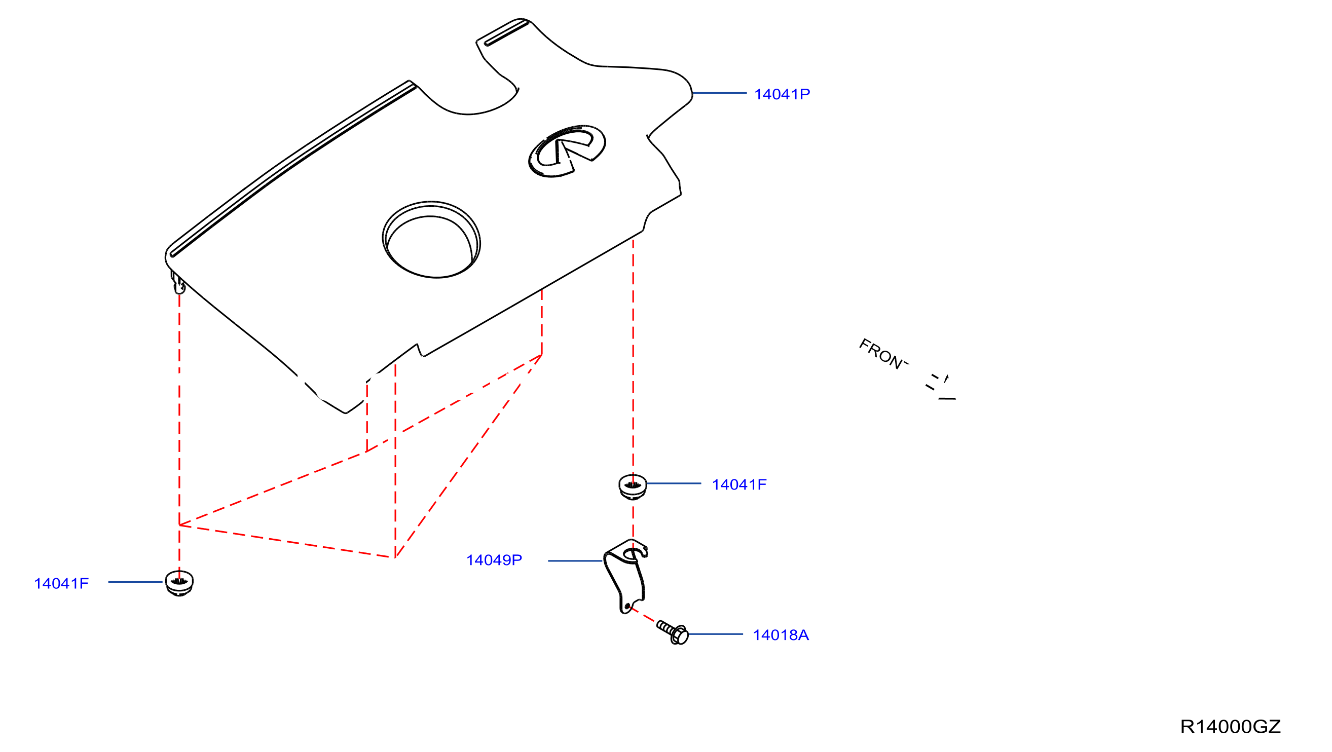 Manifold Engine Cover Parts