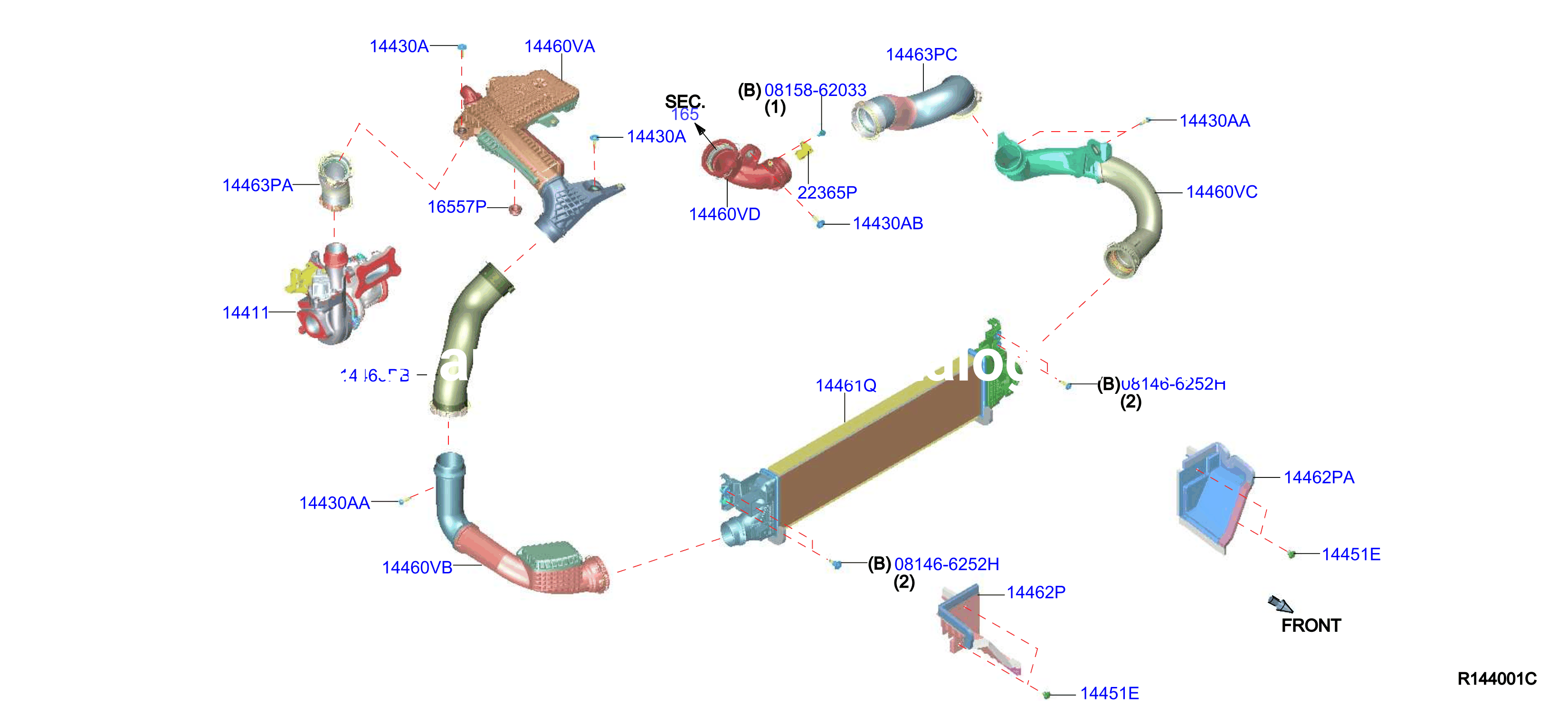 Turbo Charger Intercooler Piping