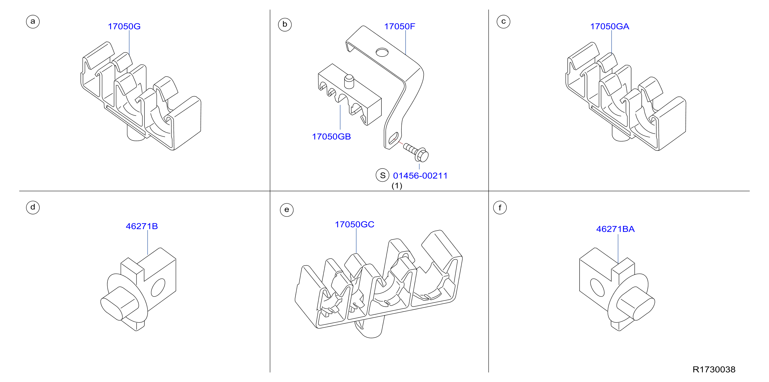 Fuel Piping Clamp Insulator