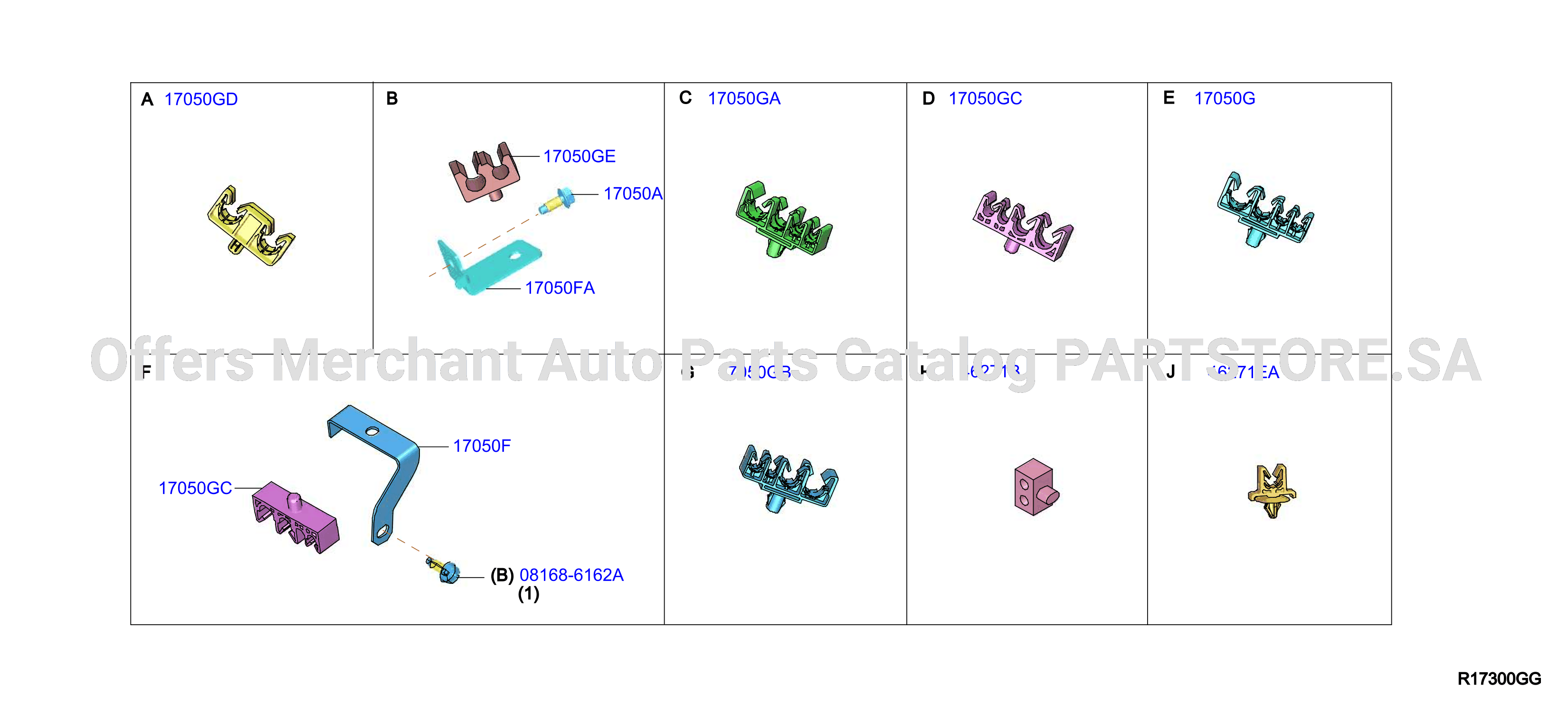 Fuel Piping Clamp Insulator
