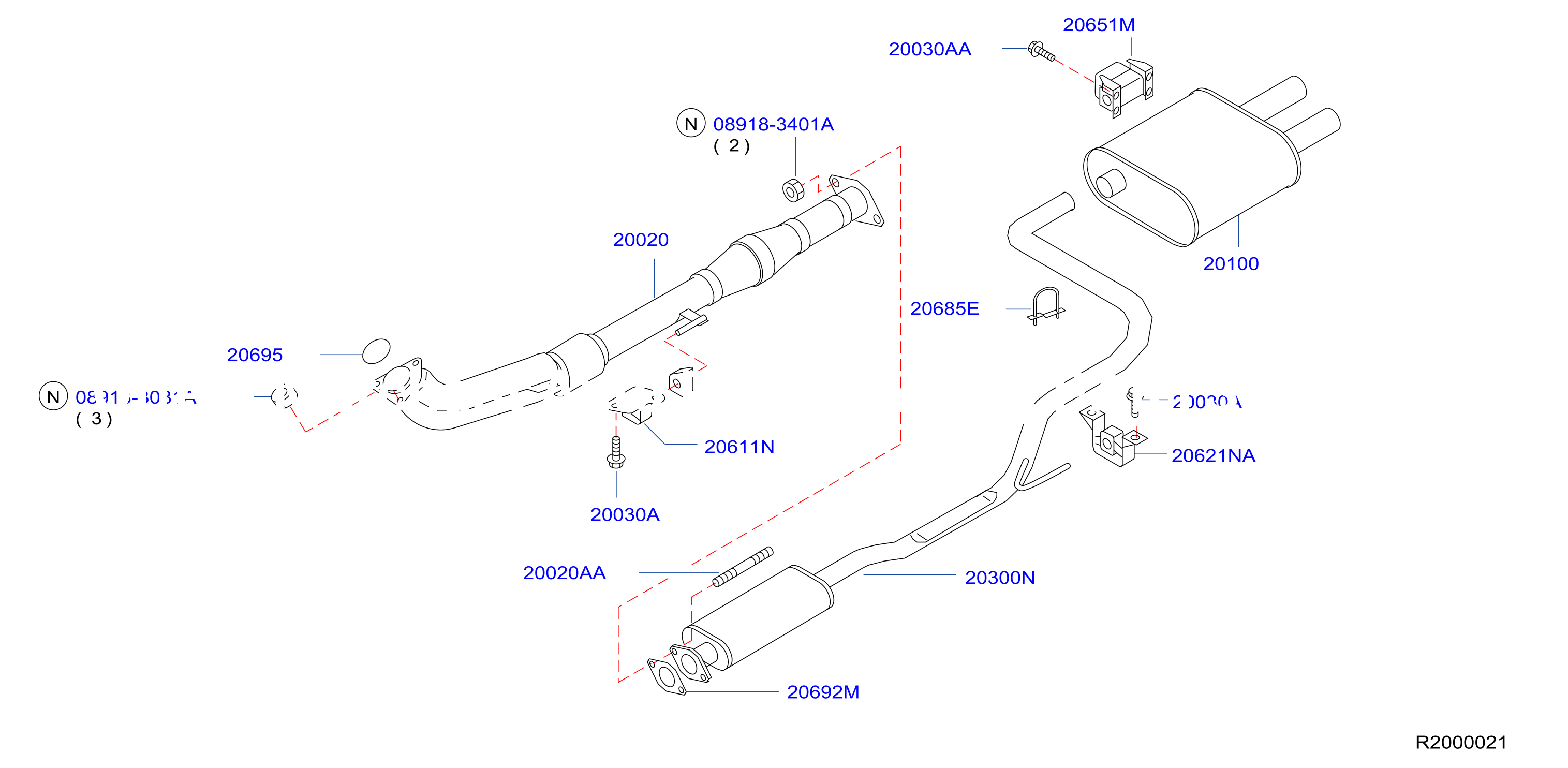 Exhaust Tube Muffler
