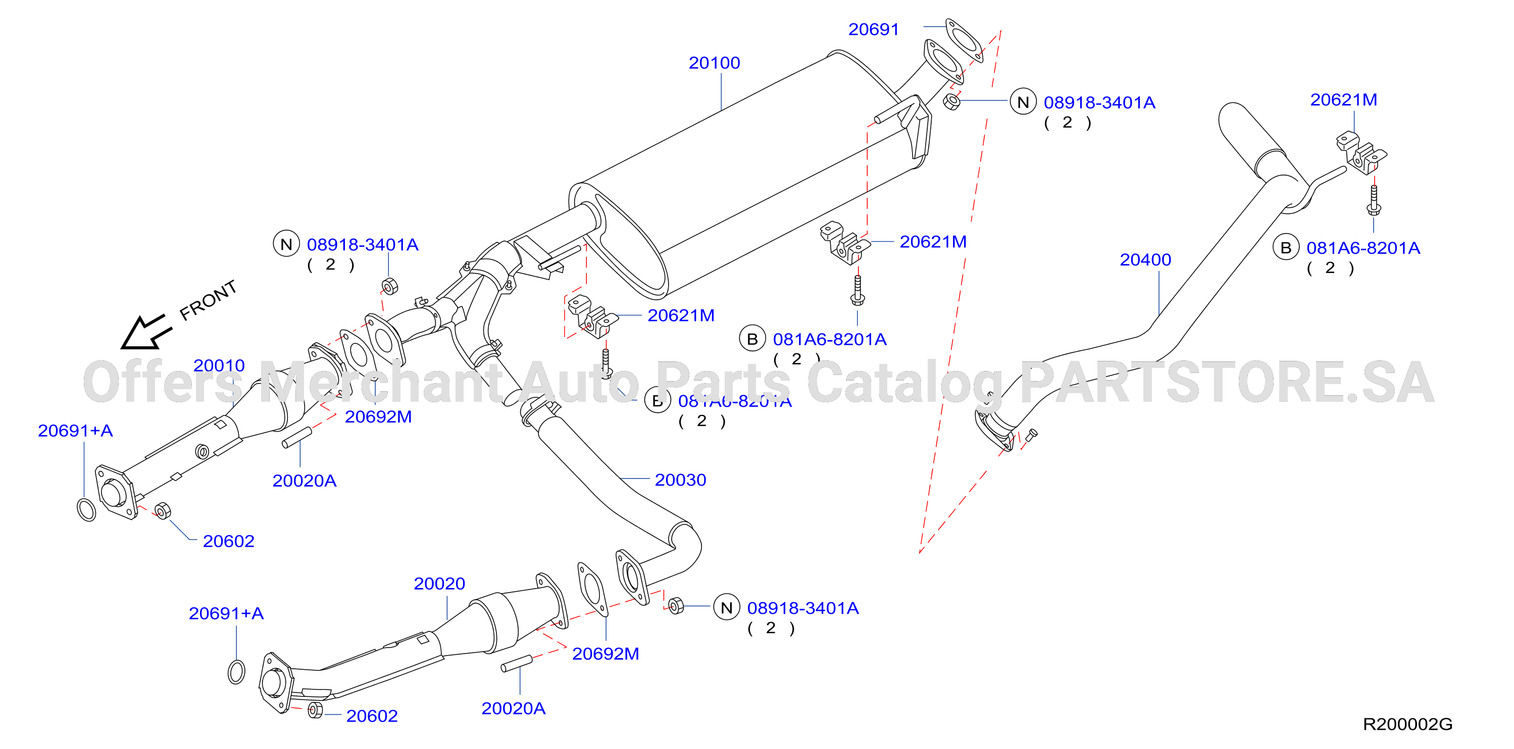Exhaust Tube Muffler
