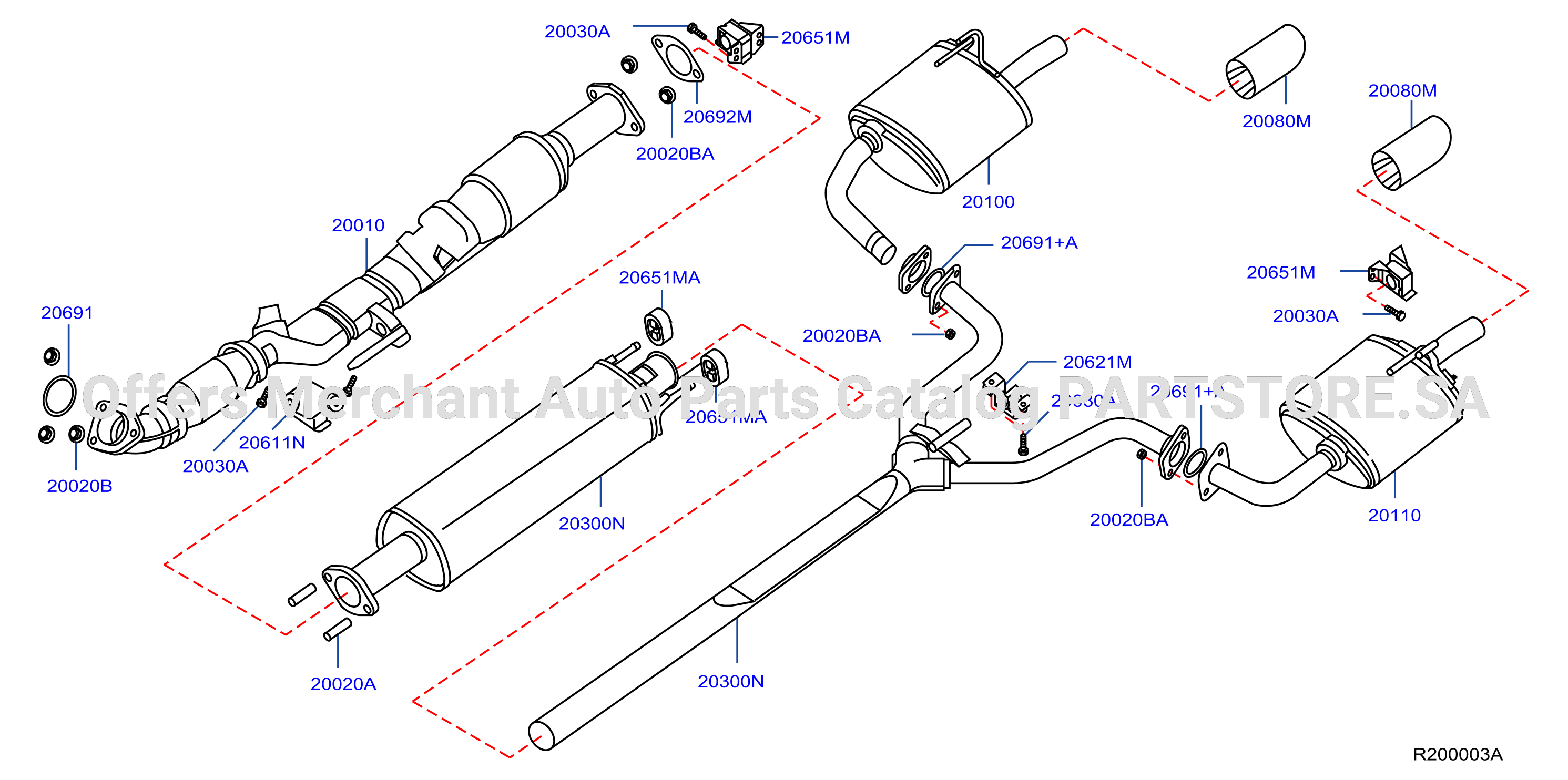 Exhaust Tube Muffler