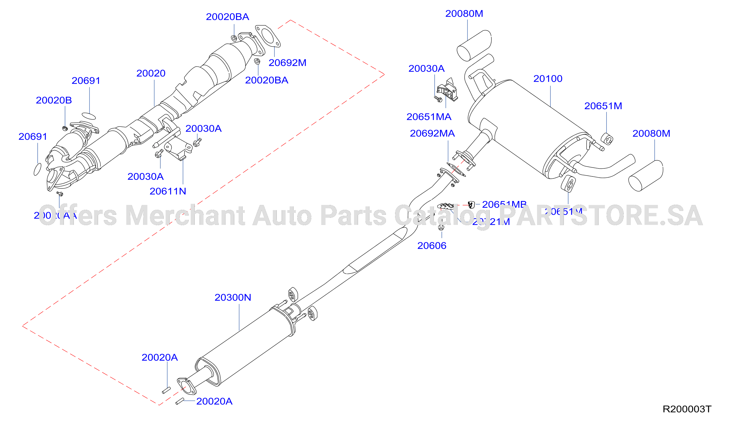 Exhaust Tube Muffler