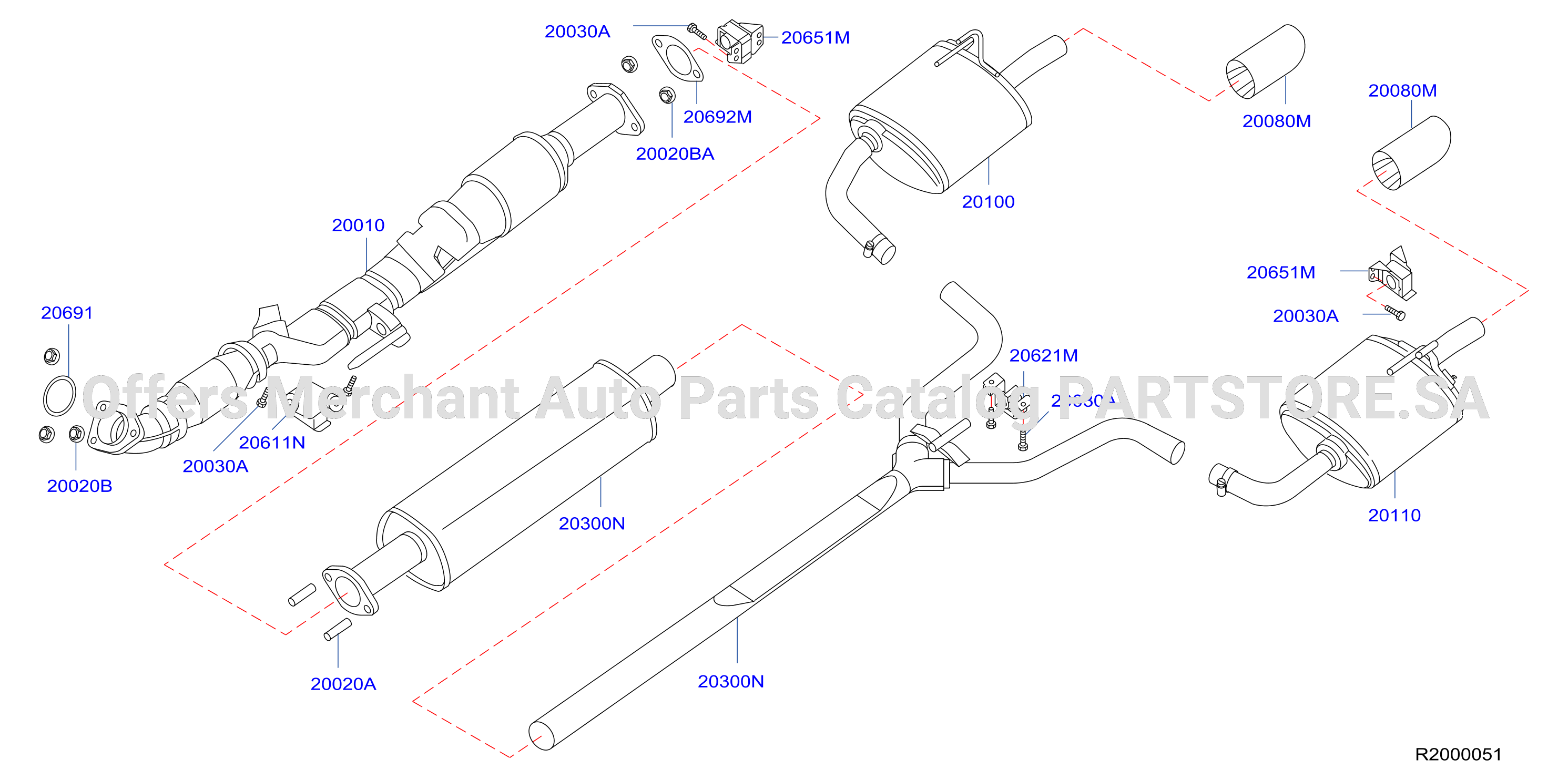 Exhaust Tube Muffler