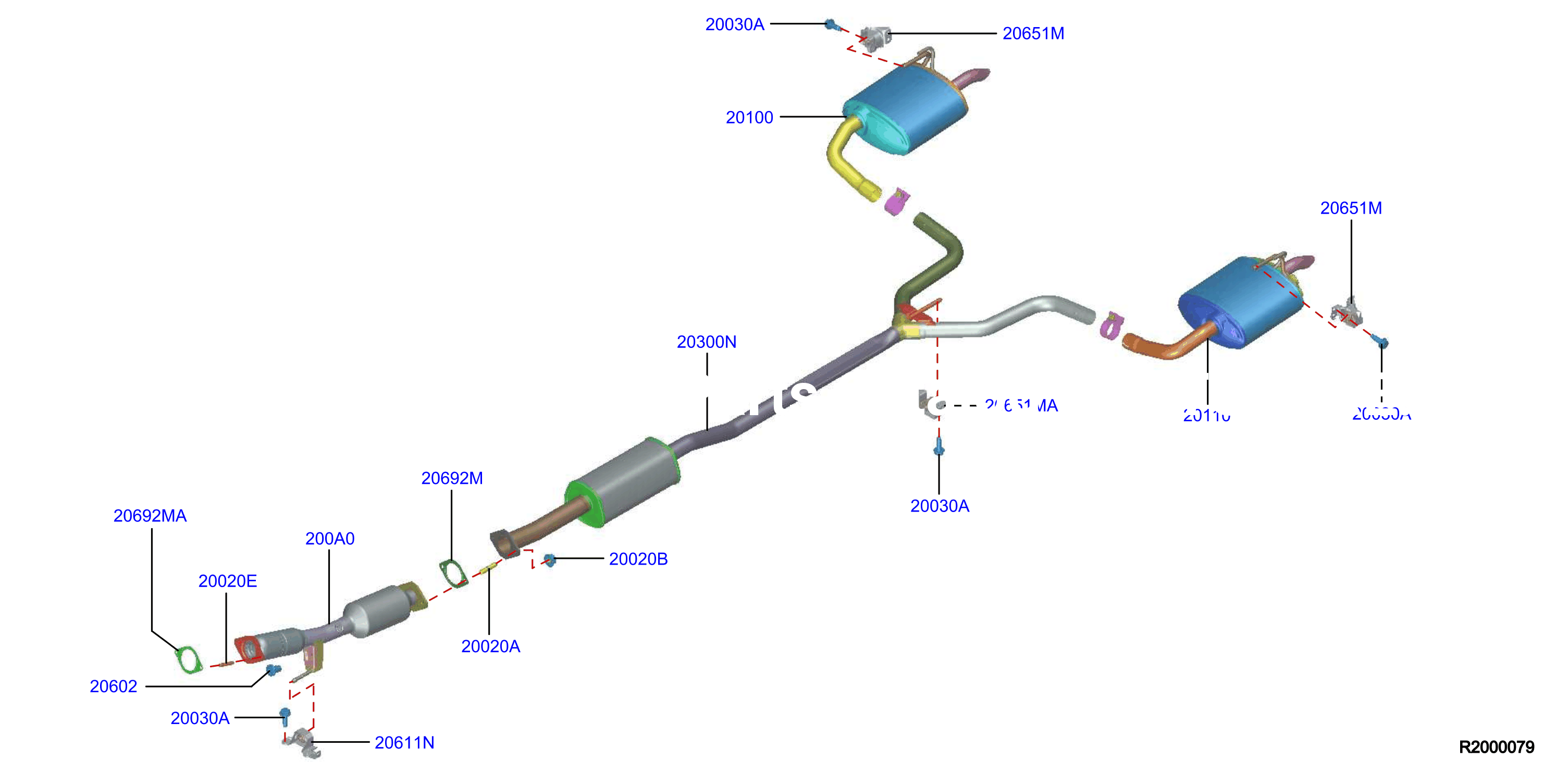 Exhaust Tube Muffler