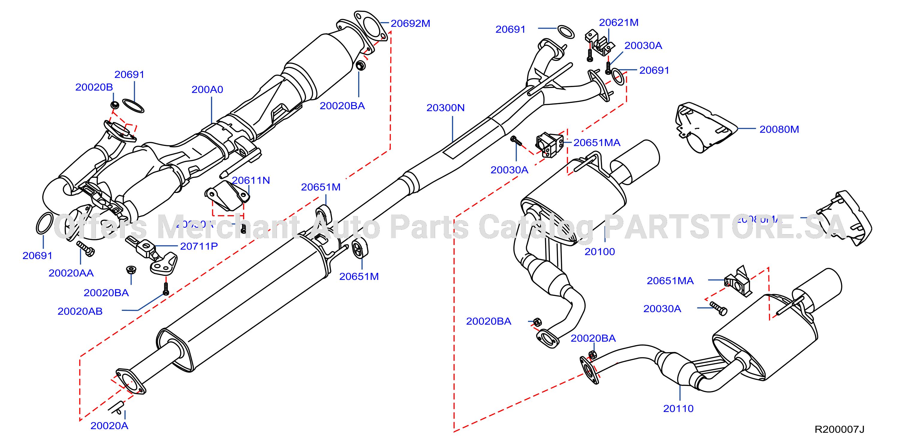 Exhaust Tube Muffler