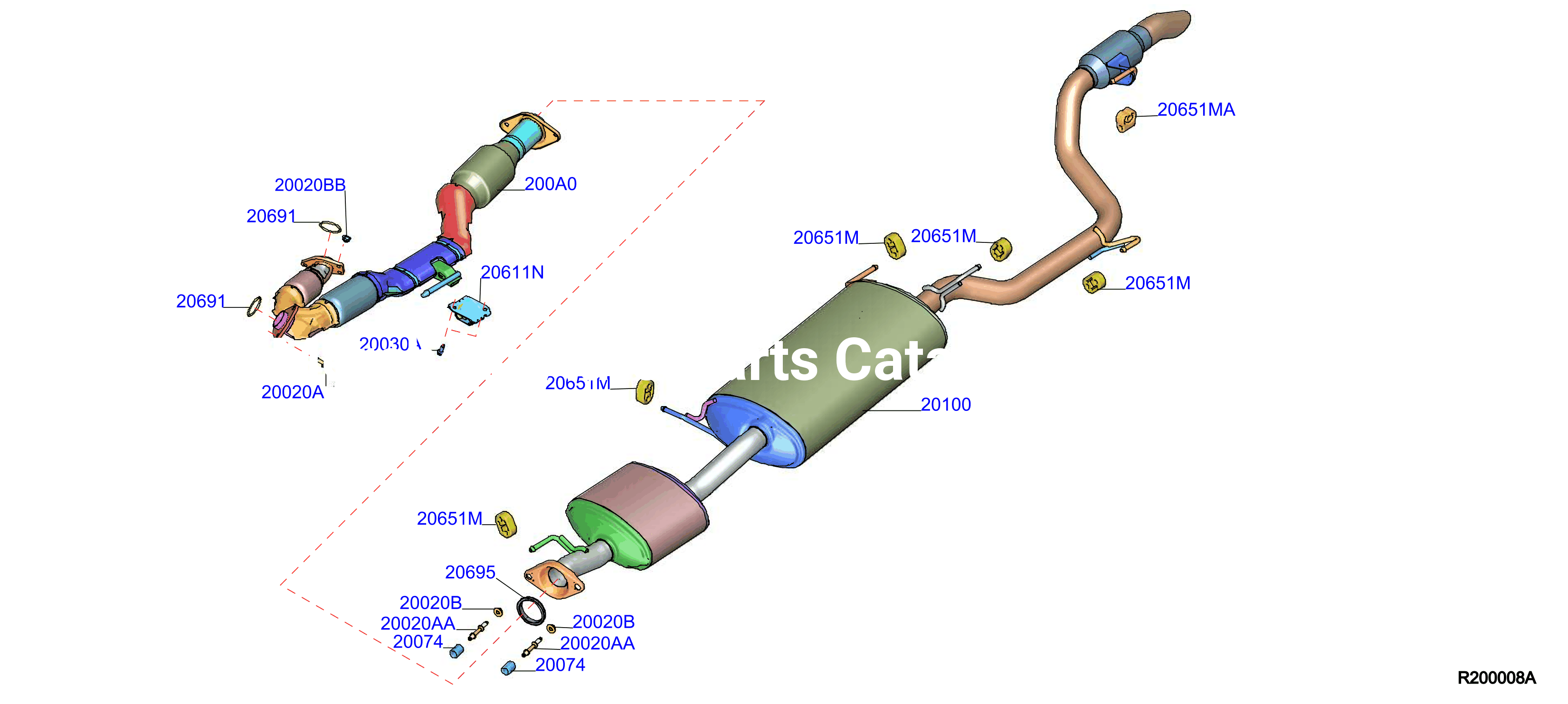 Exhaust Tube Muffler