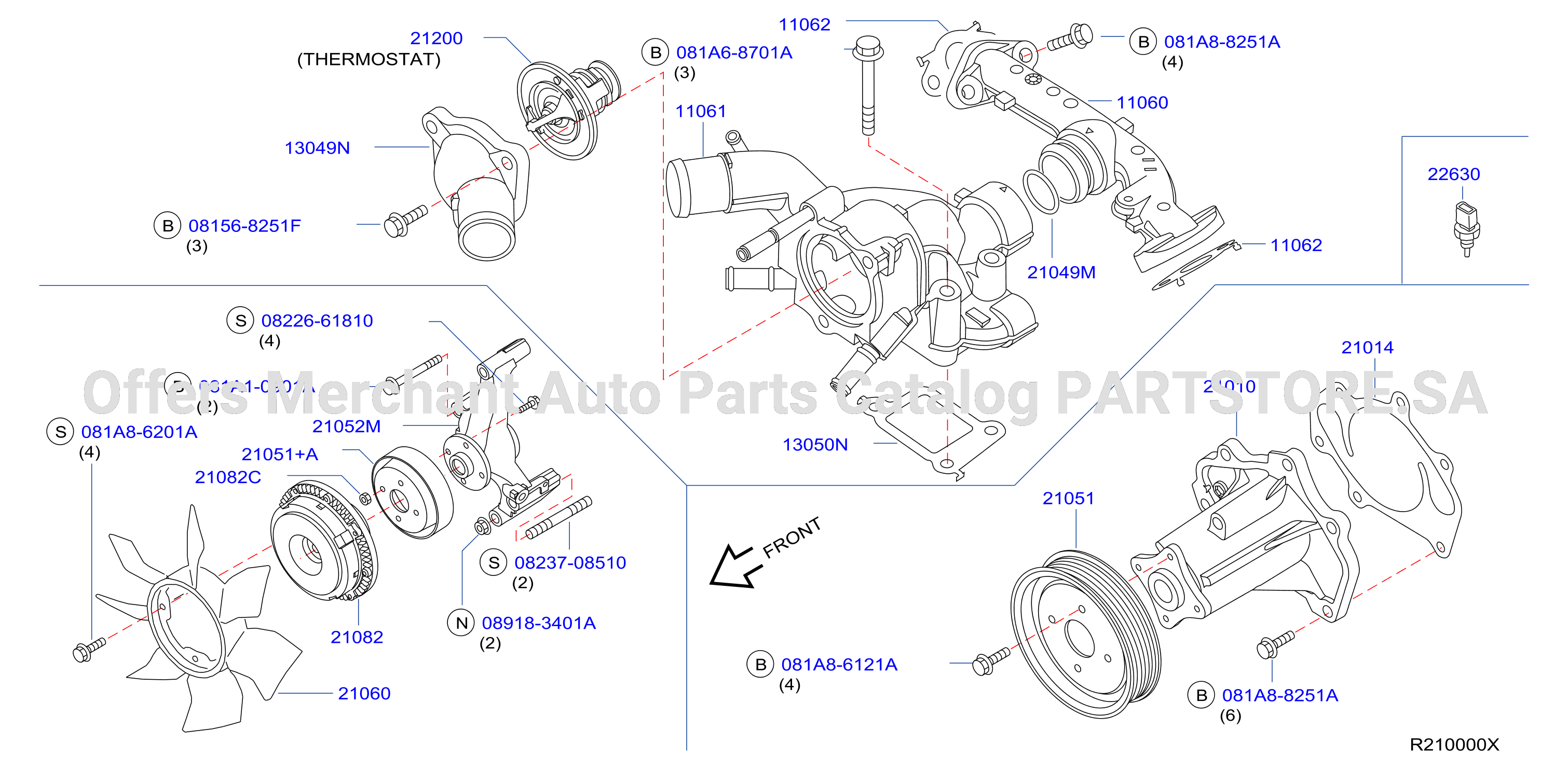 Water Pump Cooling Fan Thermostat Water Pump Cooling Fan Thermostat