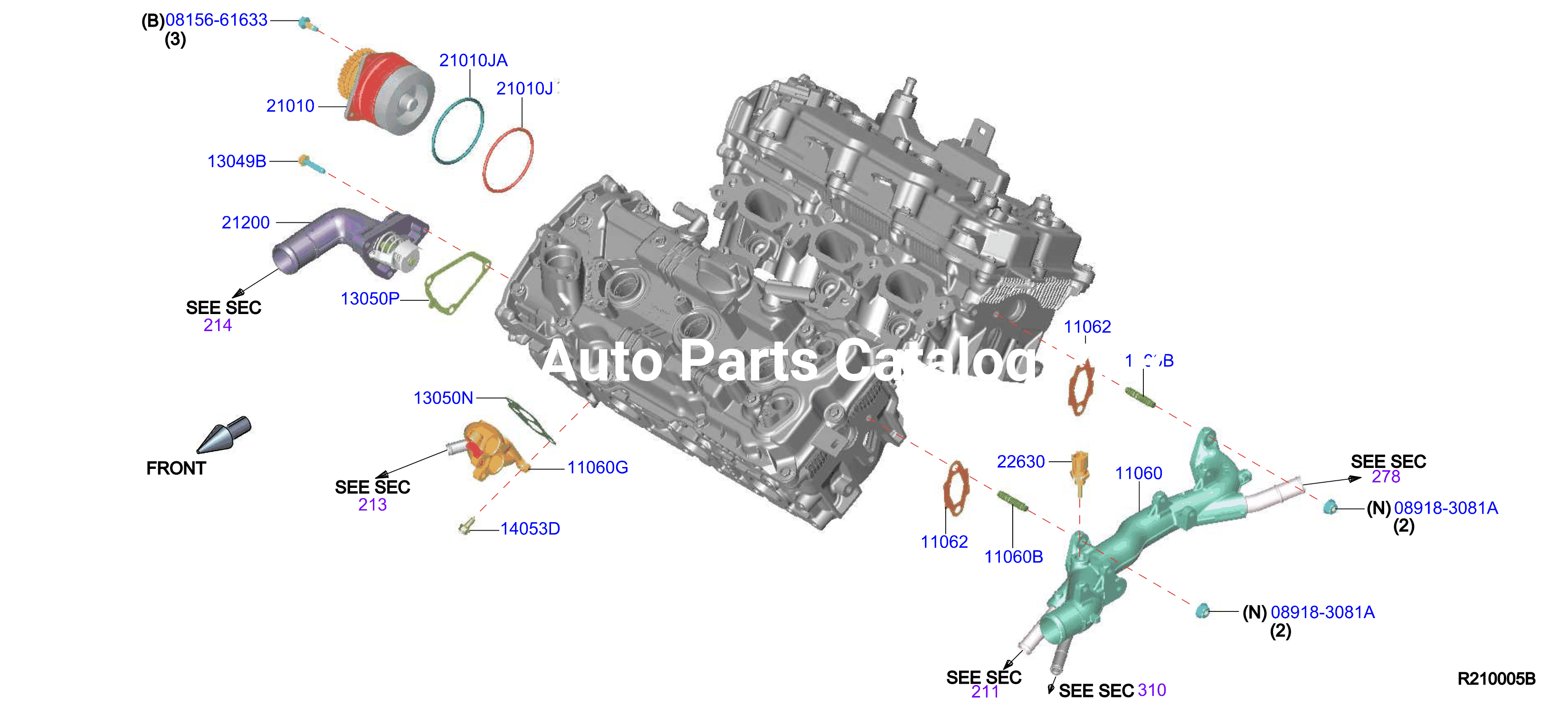 Water Pump Cooling Fan Thermostat