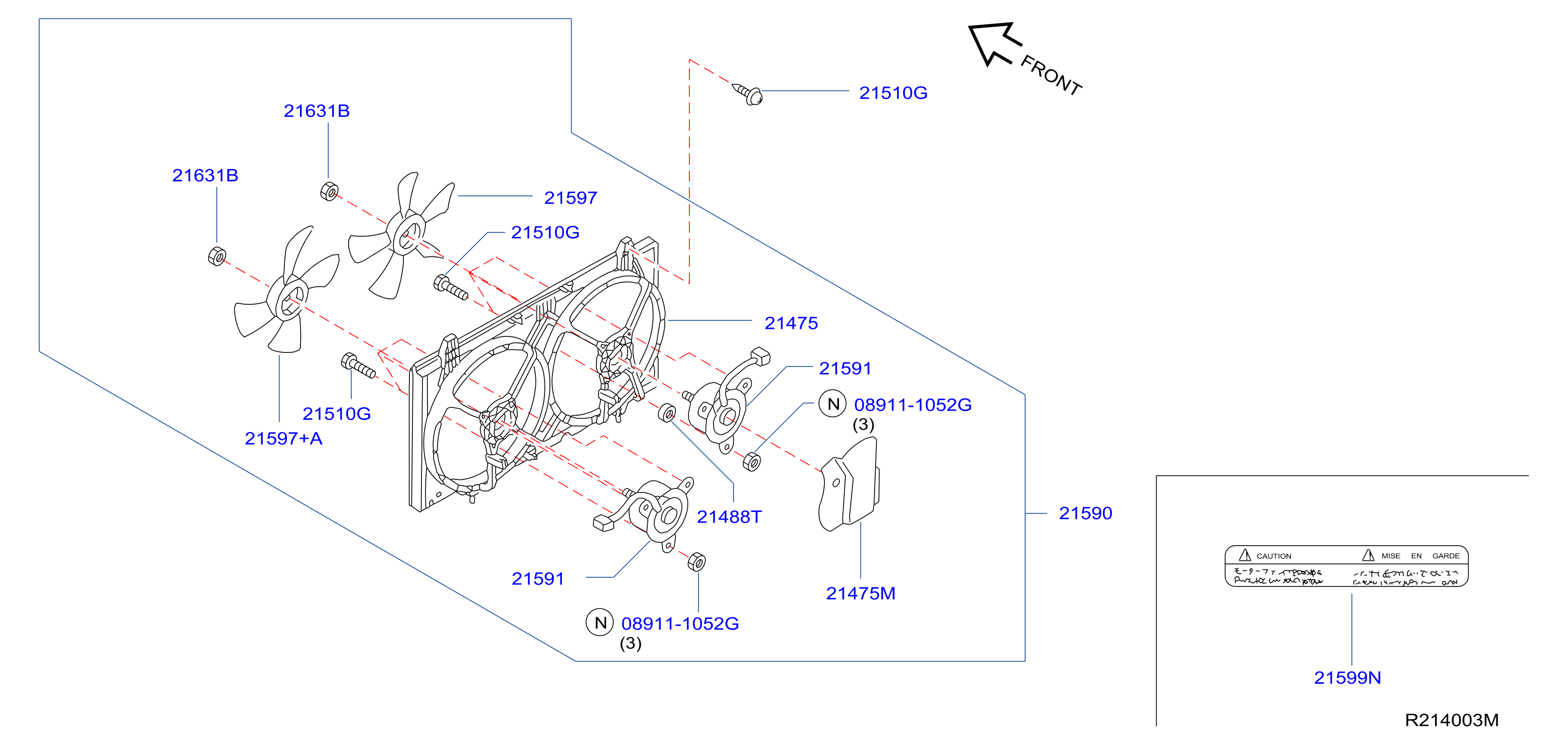 Radiator Shroud Inverter Cooling Fitting Parts