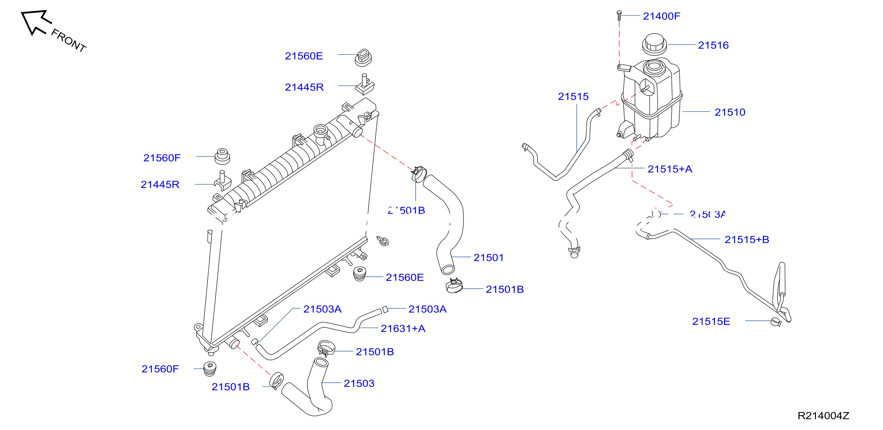 Radiator Shroud Inverter Cooling Fitting Parts