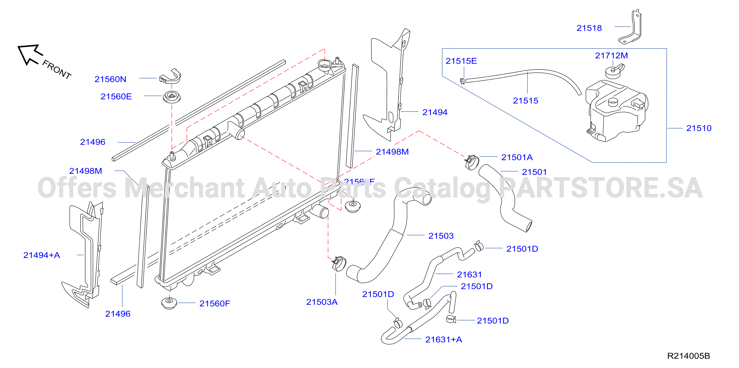 Radiator Shroud Inverter Cooling Fitting Parts