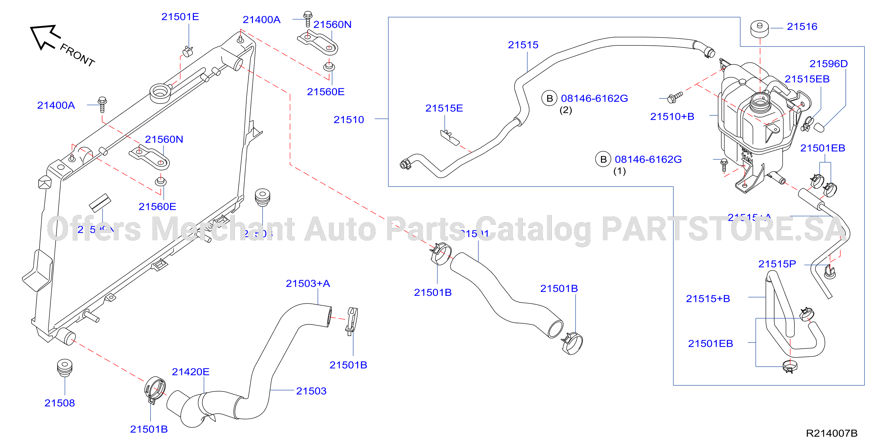 Radiator Shroud Inverter Cooling Fitting Parts
