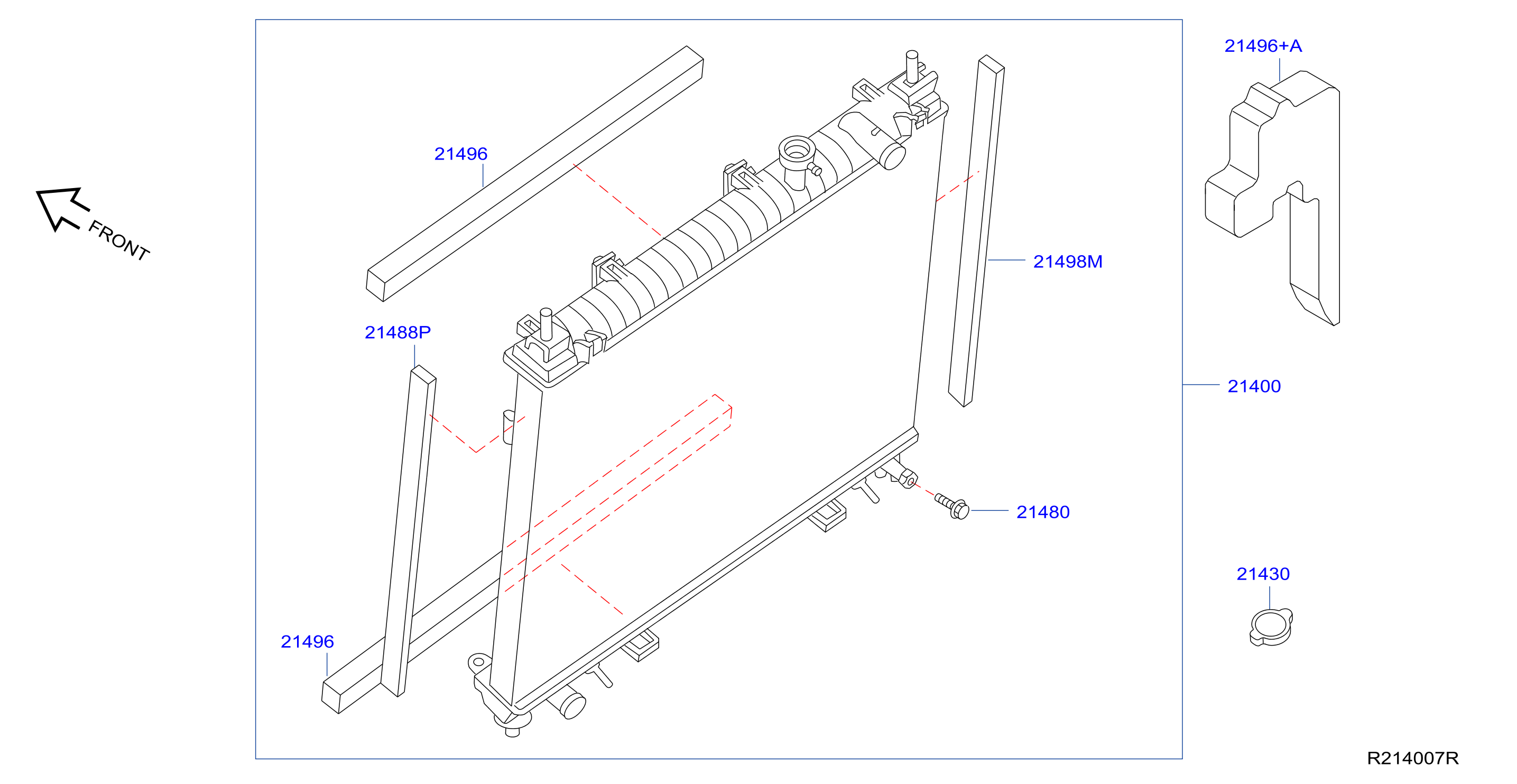 Radiator Shroud Inverter Cooling Radiator