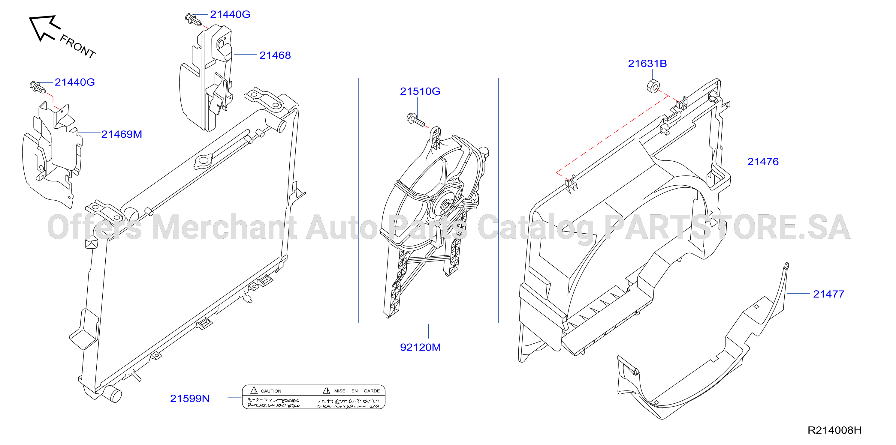 Radiator Shroud Inverter Cooling Fan And Shroud