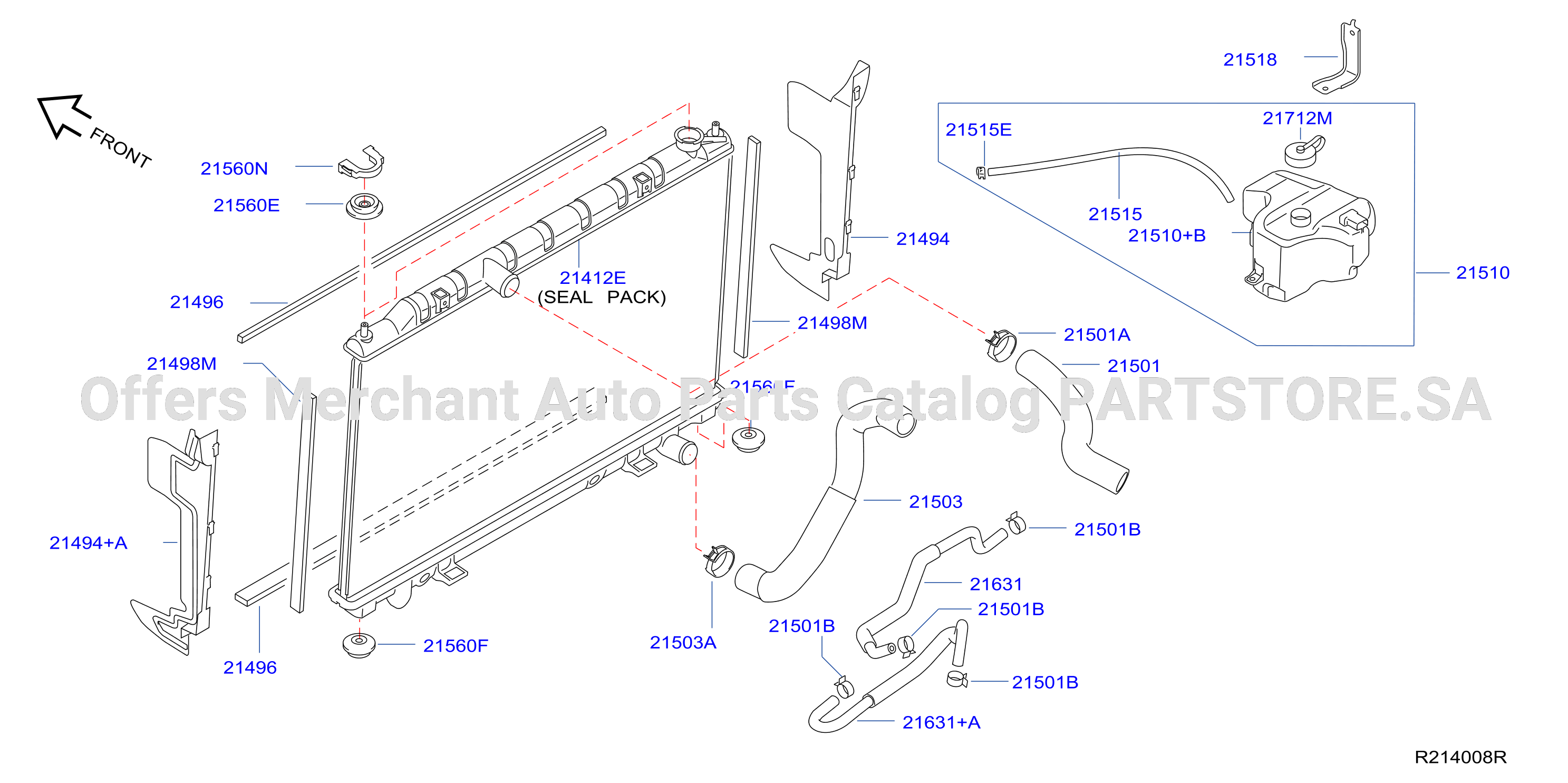 Radiator Shroud Inverter Cooling Fitting Parts
