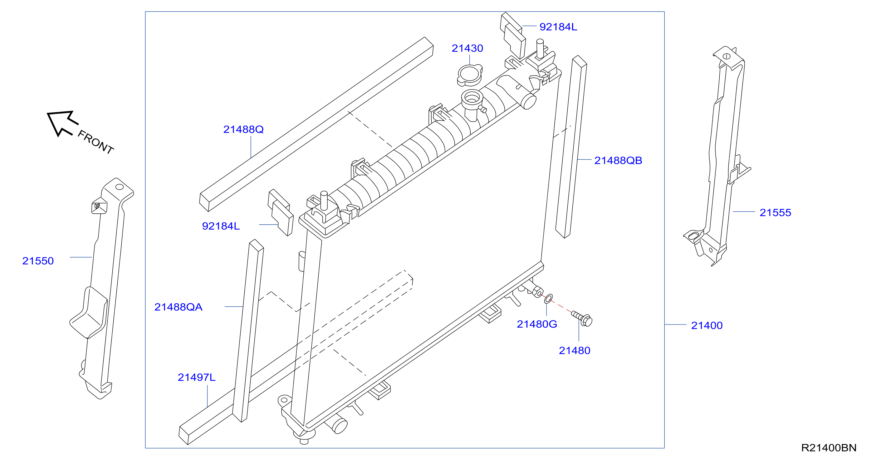 Radiator Shroud Inverter Cooling Radiator
