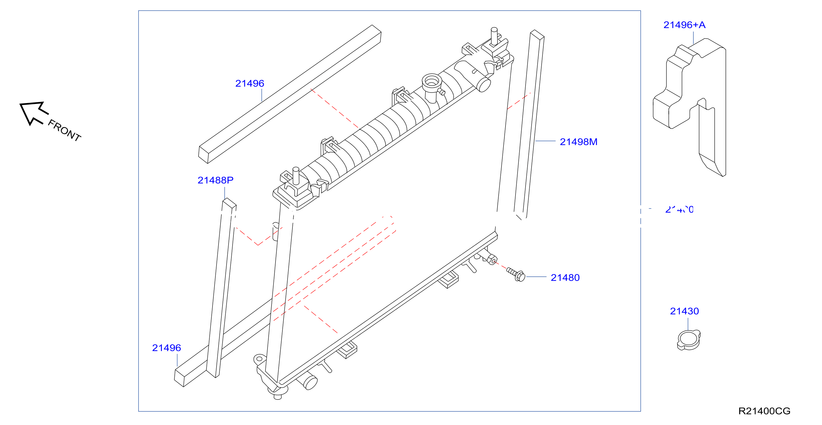 Radiator Shroud Inverter Cooling Radiator
