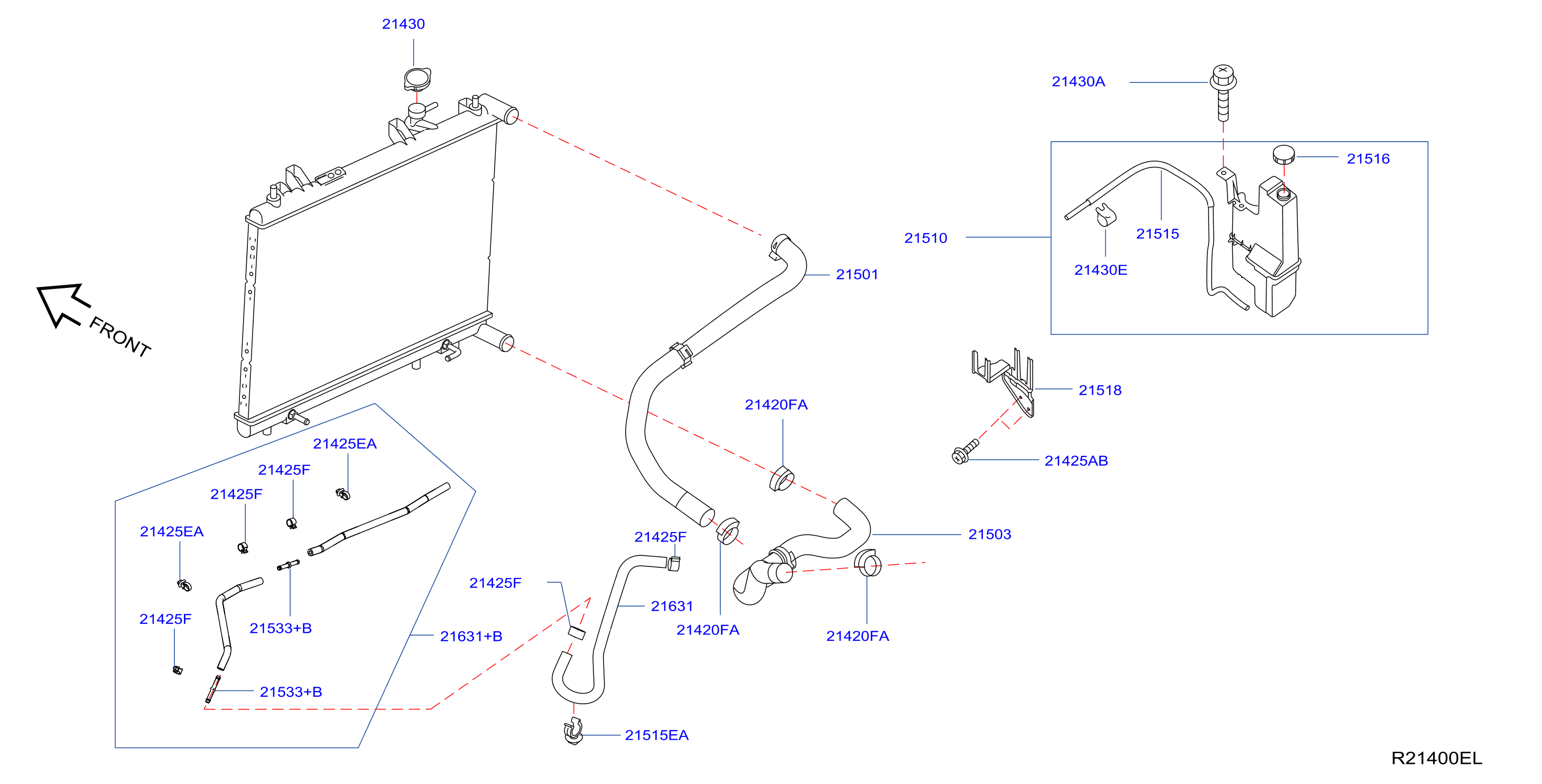 Radiator Shroud Inverter Cooling Fitting Parts