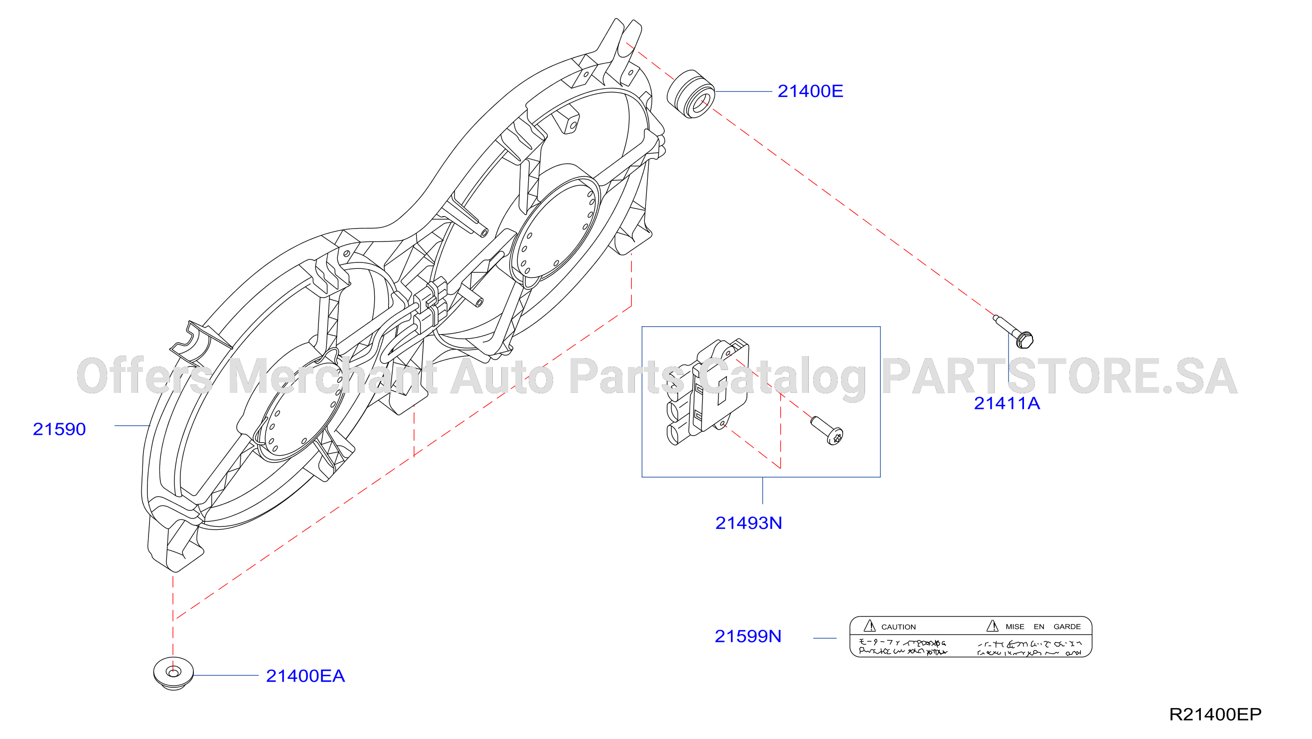 Radiator Shroud Inverter Cooling Shroud