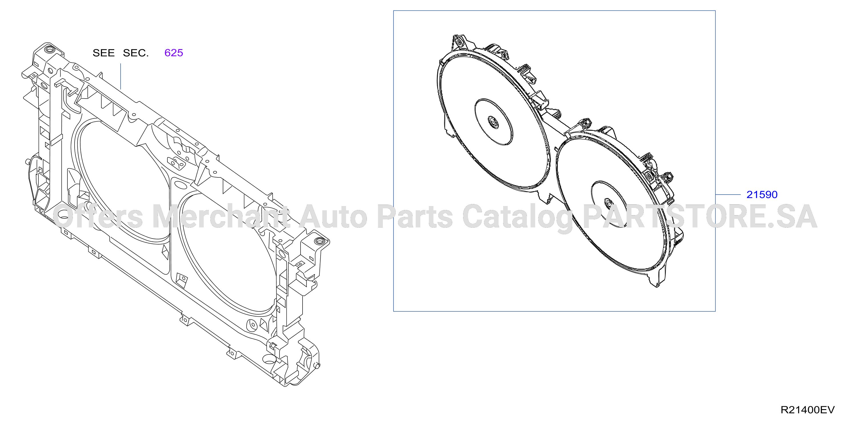 Radiator Shroud Inverter Cooling Fitting Parts