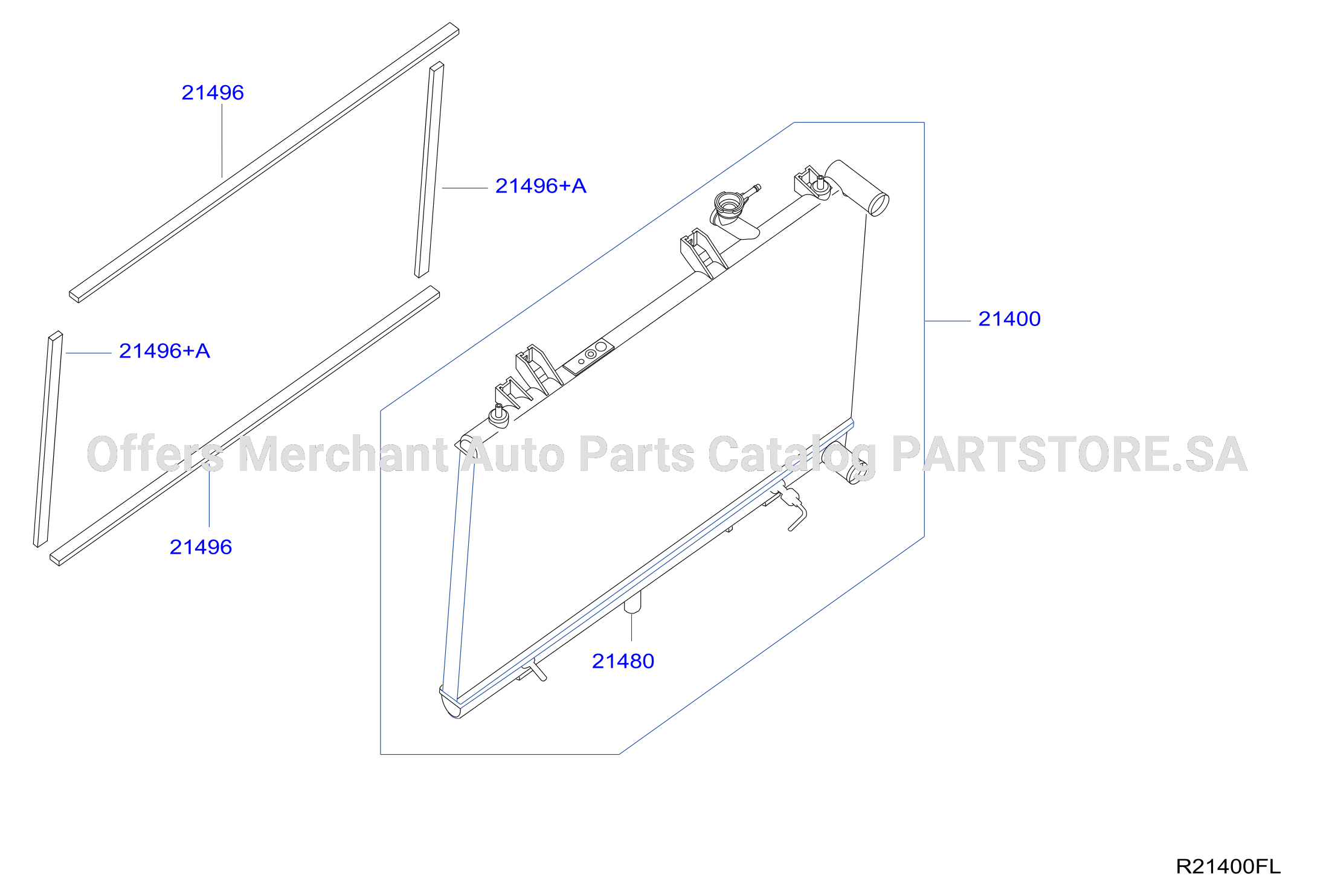 Radiator Shroud Inverter Cooling Radiator
