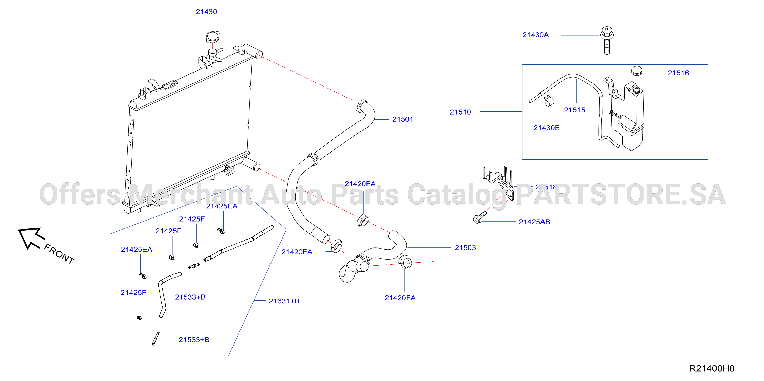 Radiator Shroud Inverter Cooling Fitting Parts