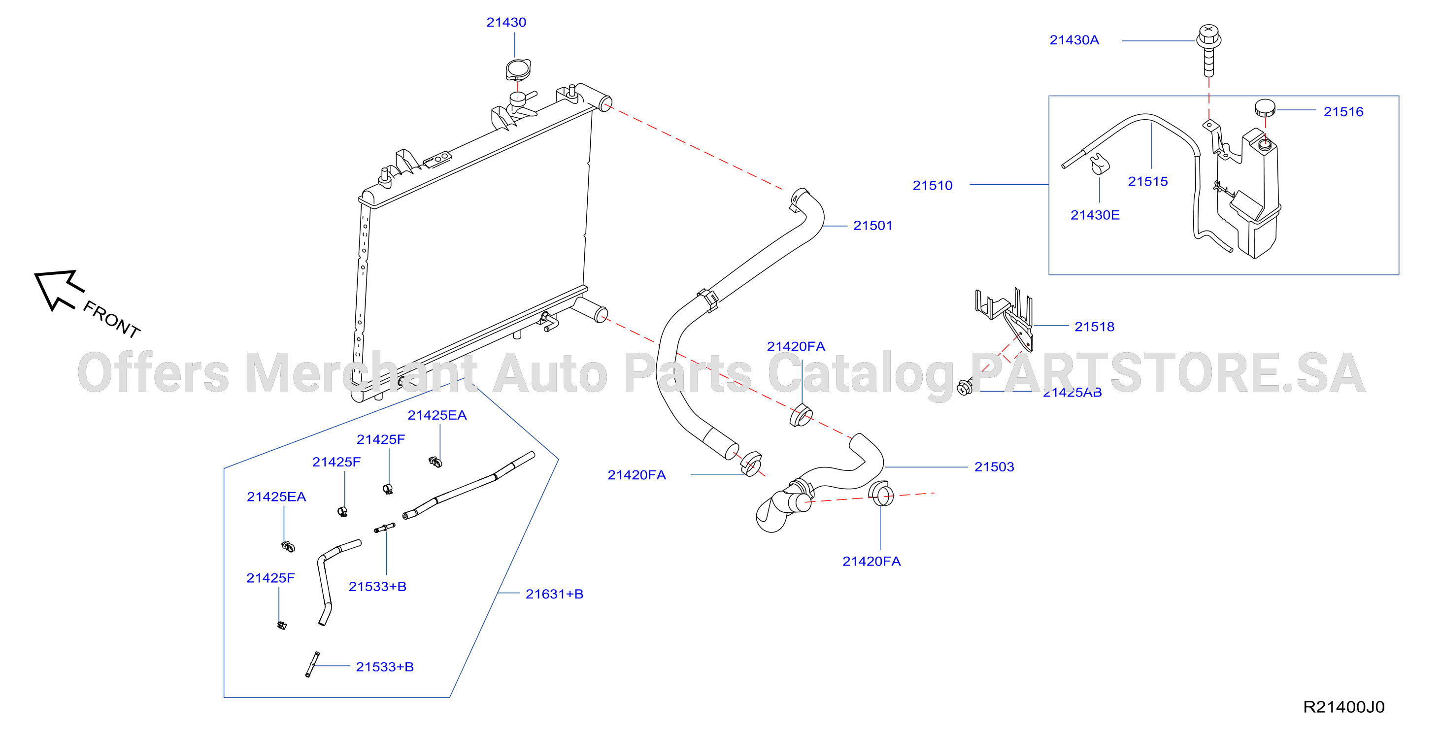 Radiator Shroud Inverter Cooling Fitting Parts