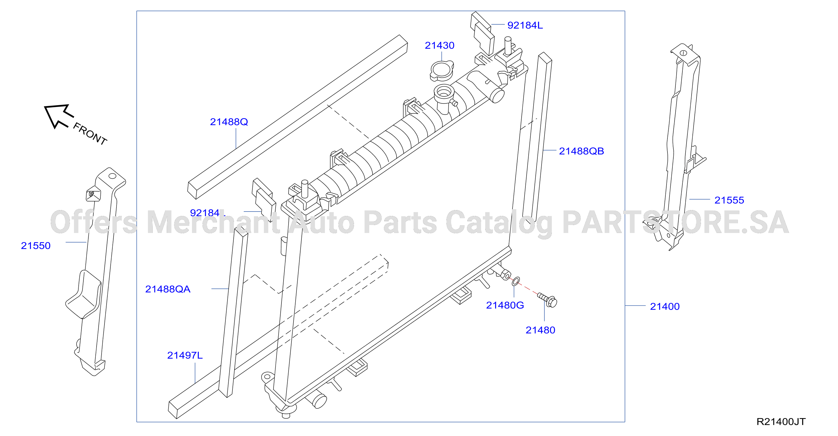 Radiator Shroud Inverter Cooling Radiator