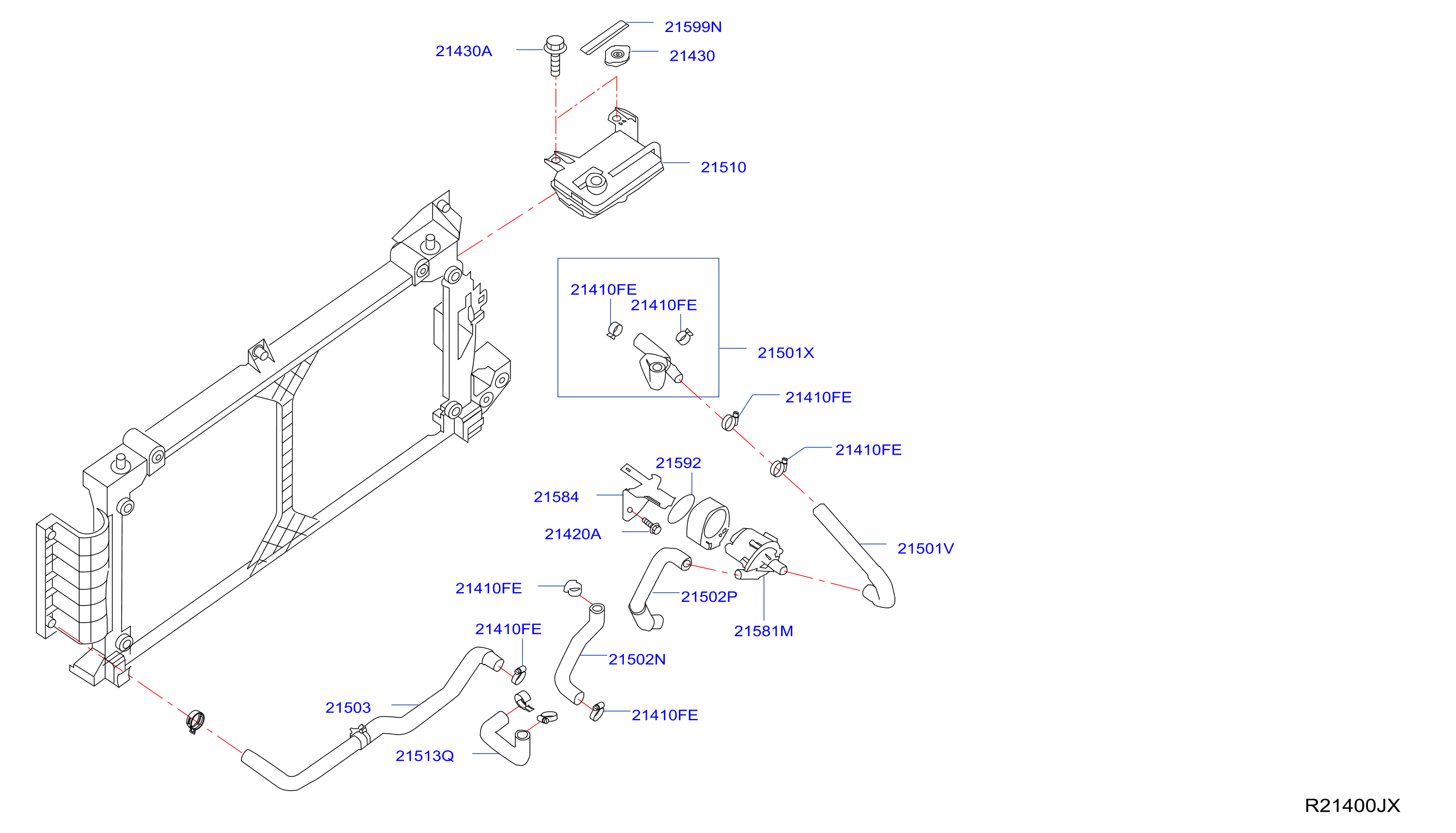 Radiator Shroud Inverter Cooling Fitting Parts