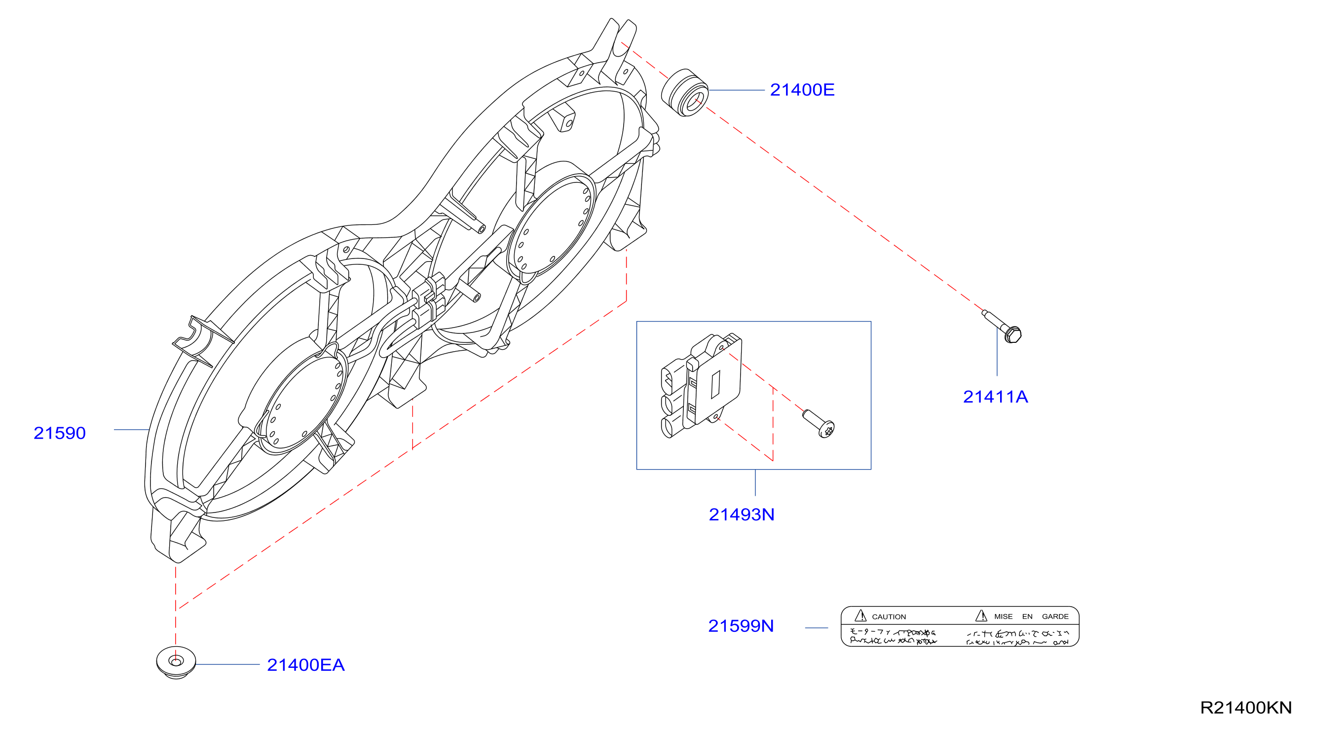 Radiator Shroud Inverter Cooling Shroud