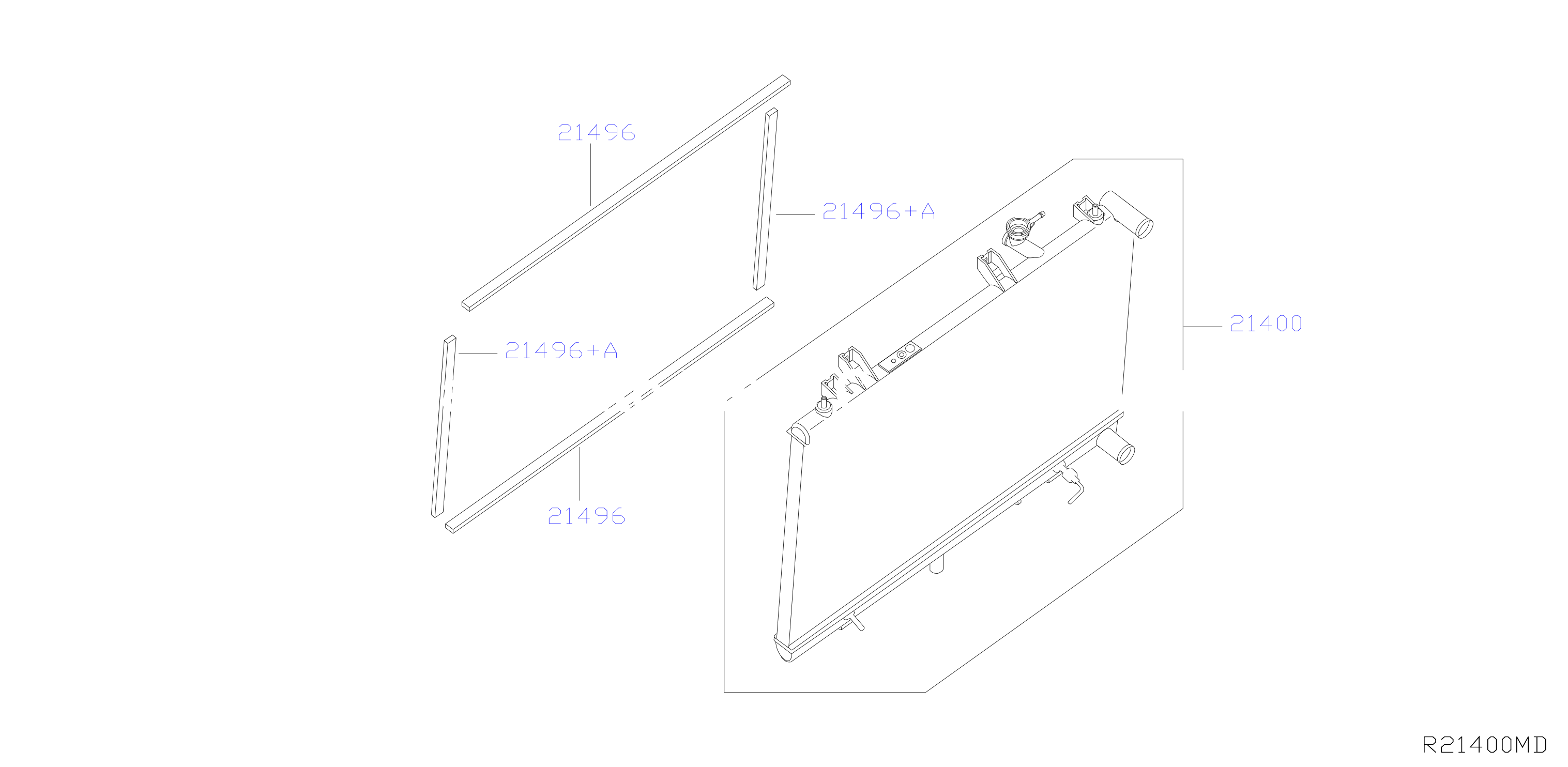 Radiator Shroud Inverter Cooling Fitting Parts