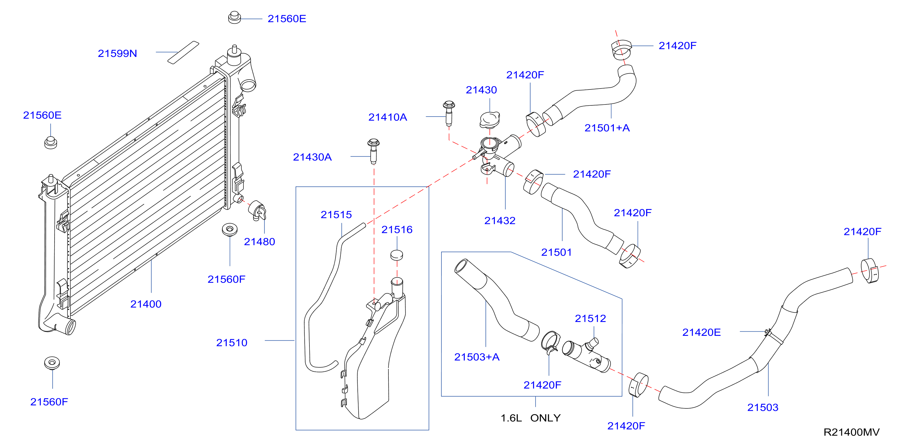 Radiator Shroud Inverter Cooling Radiator