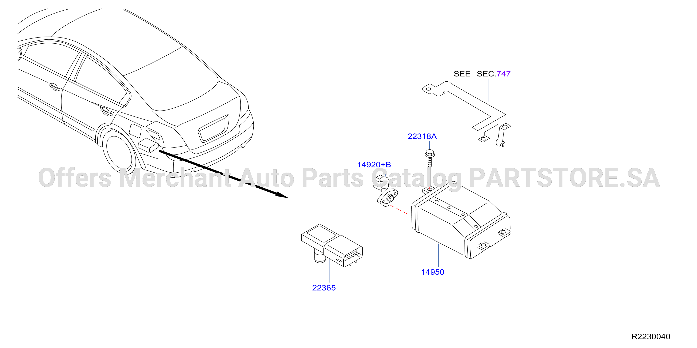 Engine Control Vacuum Piping Rear