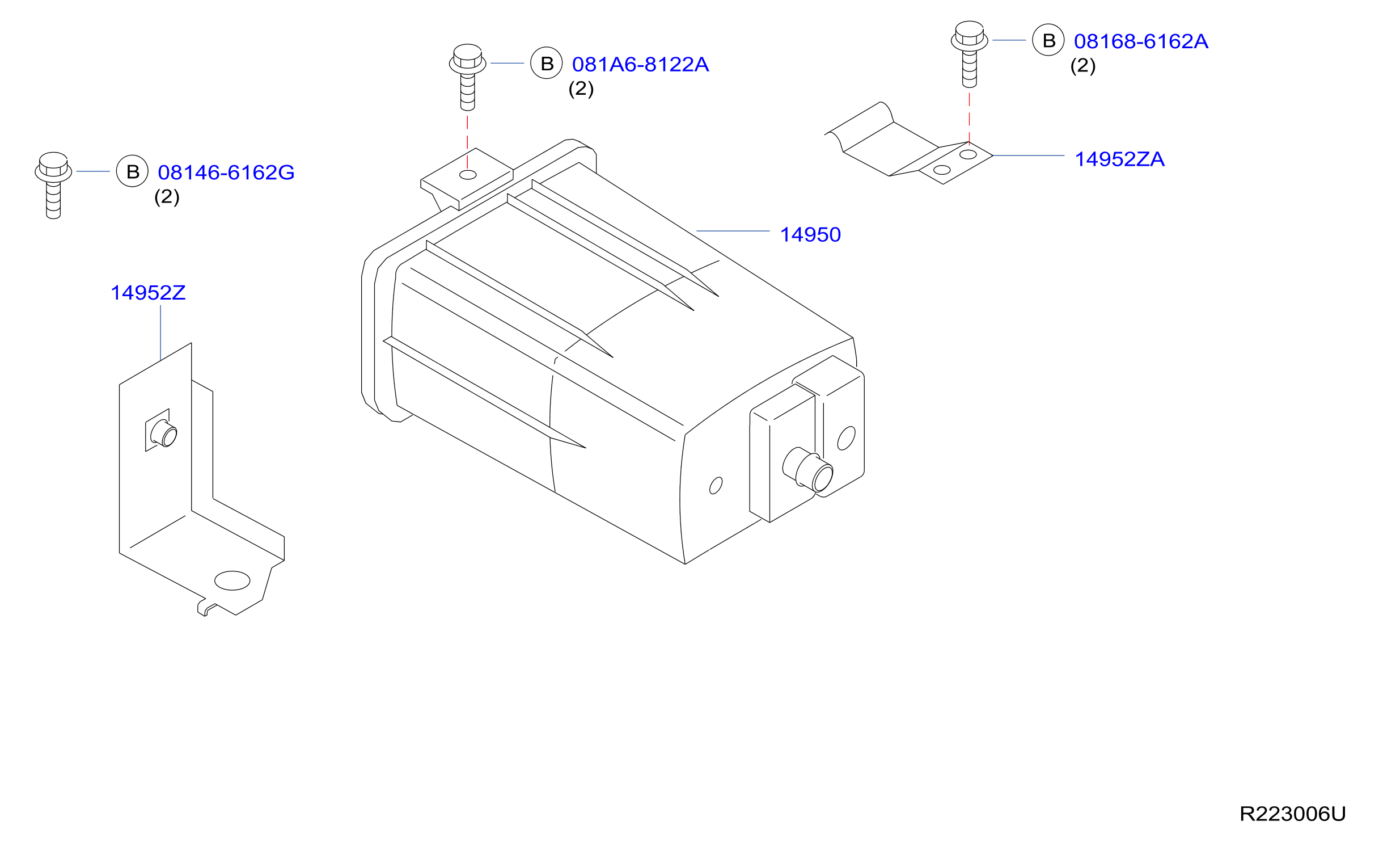 Engine Control Vacuum Piping Canister