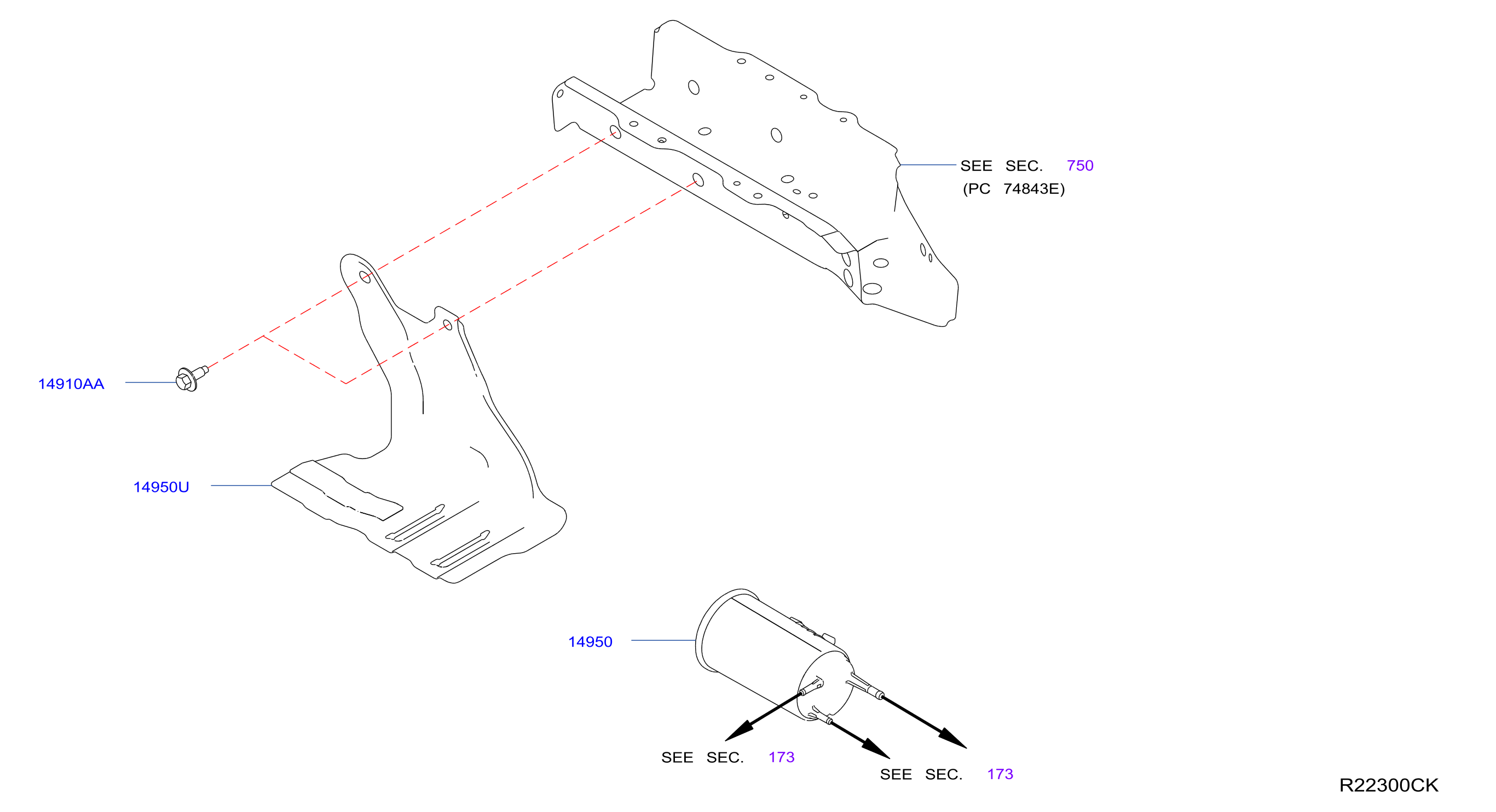 Engine Control Vacuum Piping Canister