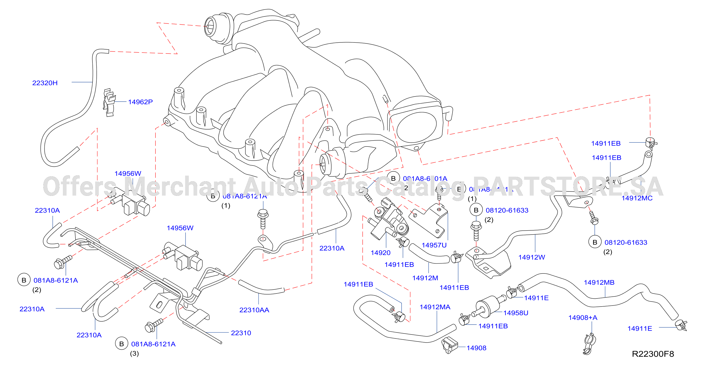 Engine Control Vacuum Piping Emissions